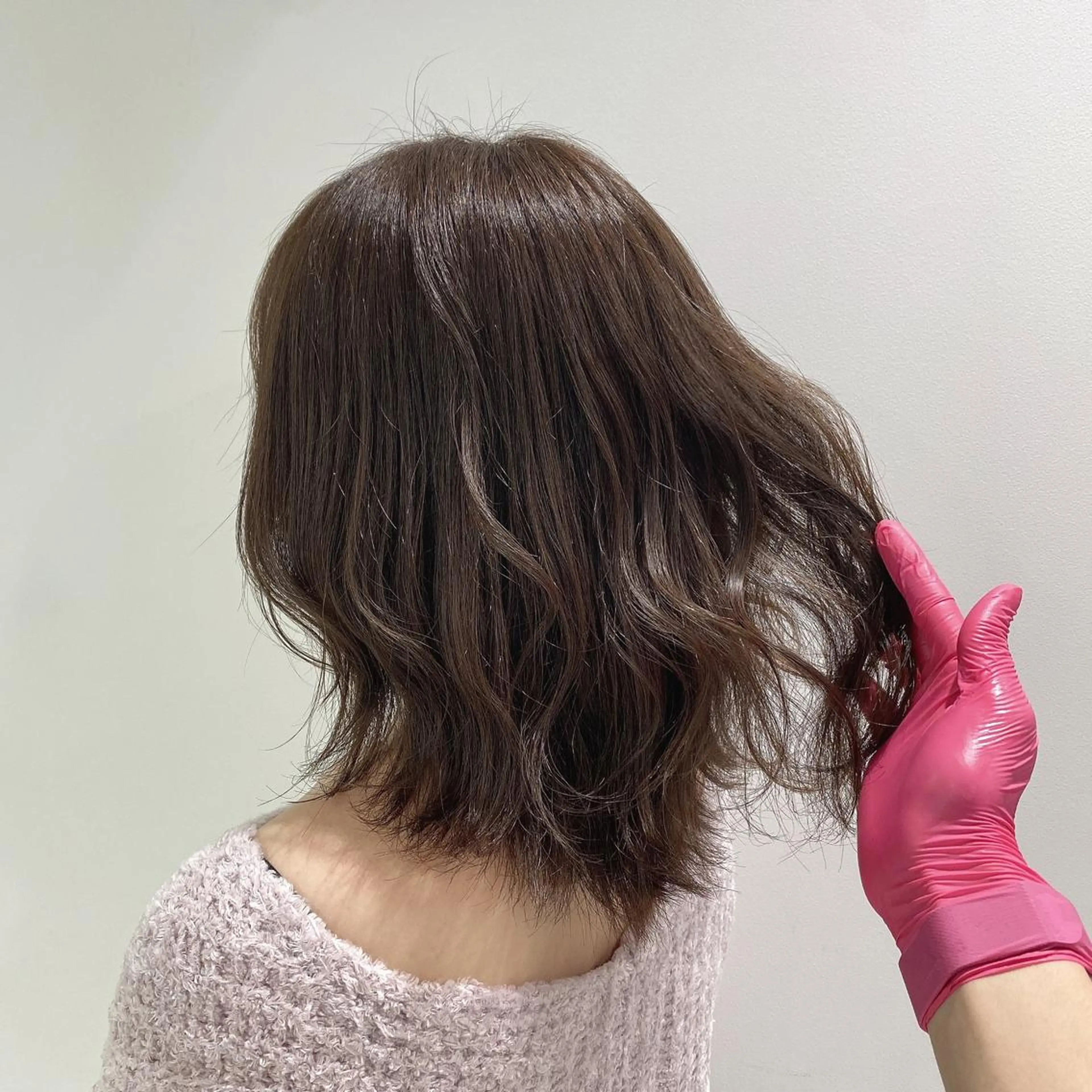 セミロング カラー ヘアカラー トリートメント ヘッドスパ ヘアセット EGO所属・EGO Top stylistのヘアスタイル