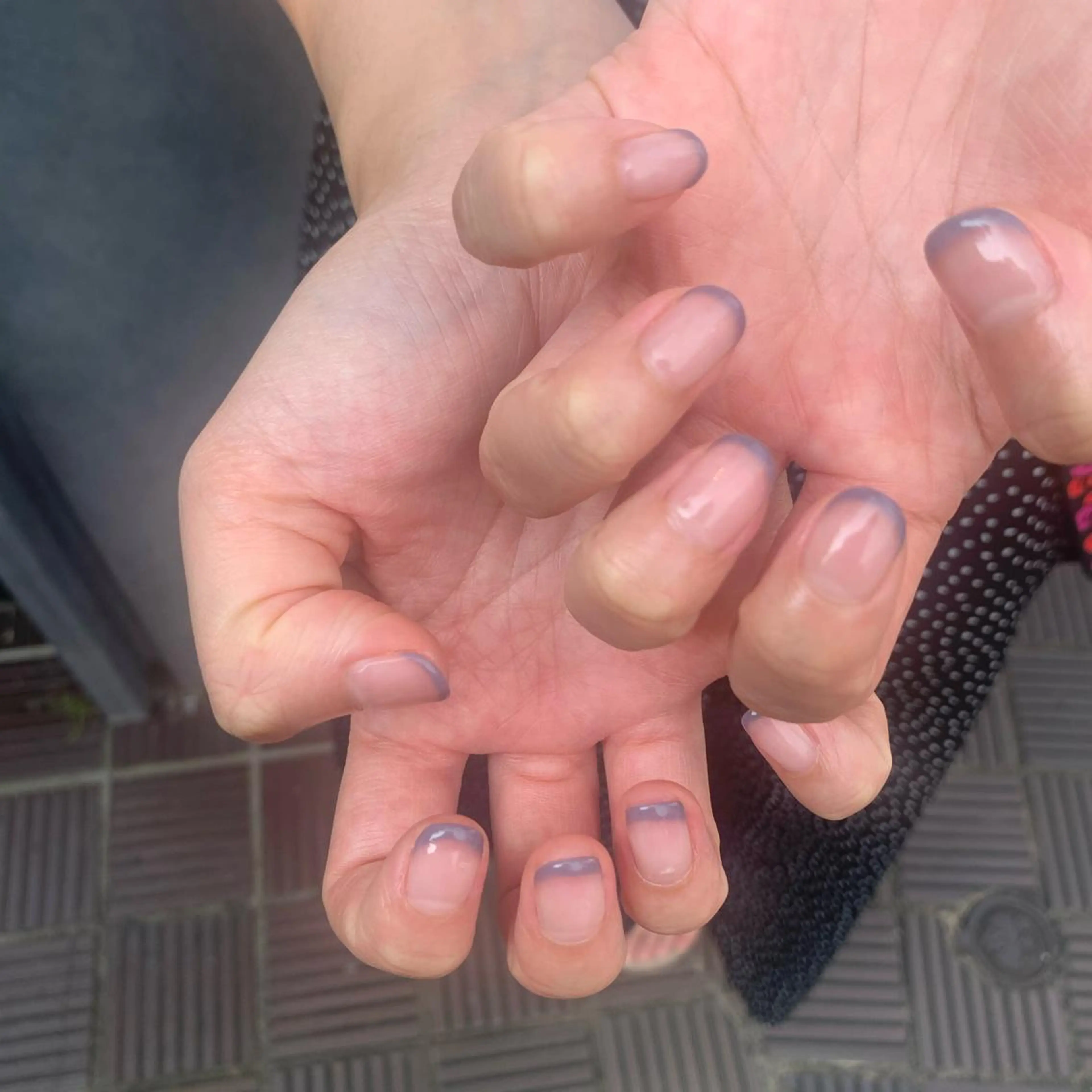 ネイル フレンチネイル 《ニュアンスネイル》 risaのネイルデザイン