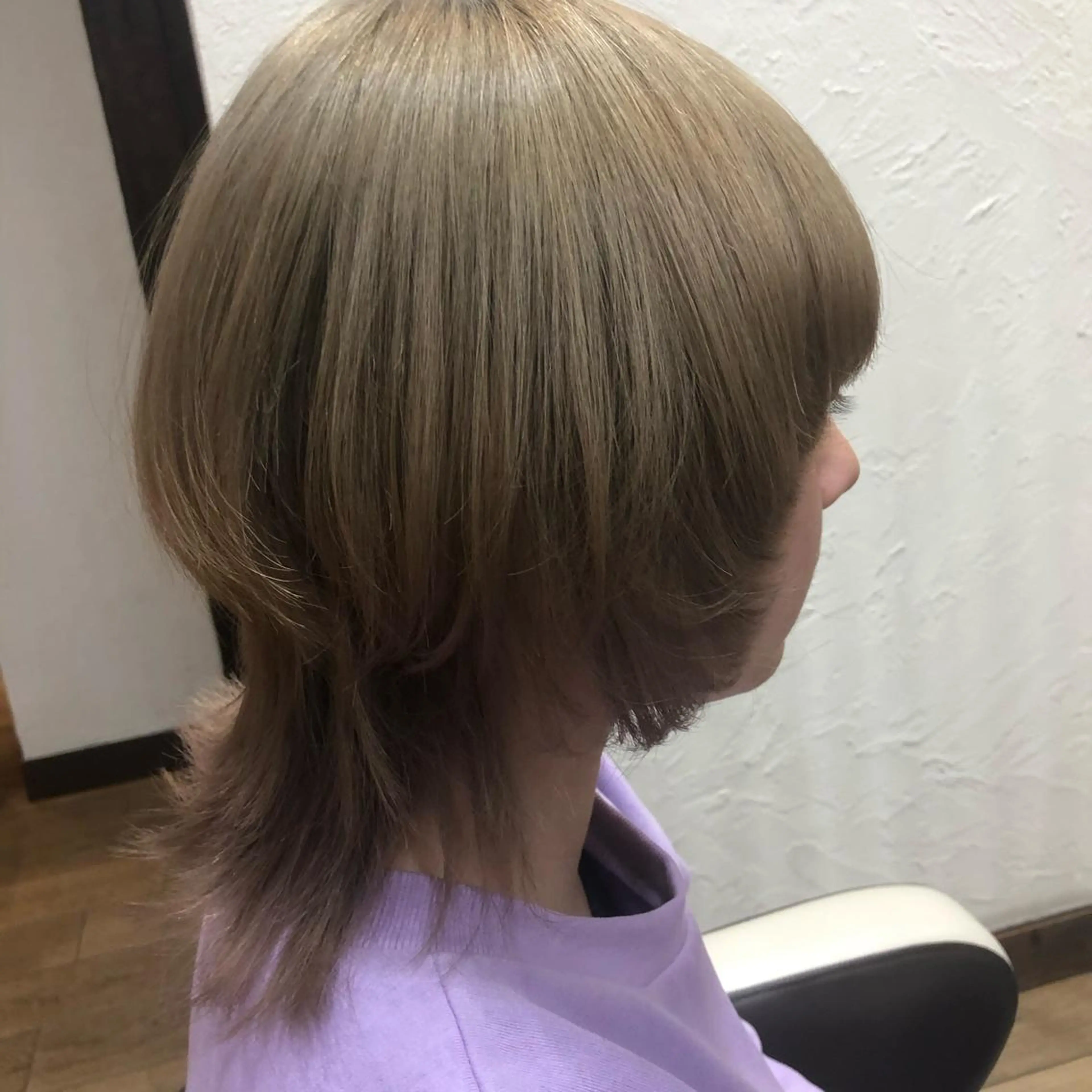 ミディアム ウルフカット カット トリートメント アオトソラ いしざかのヘアスタイル