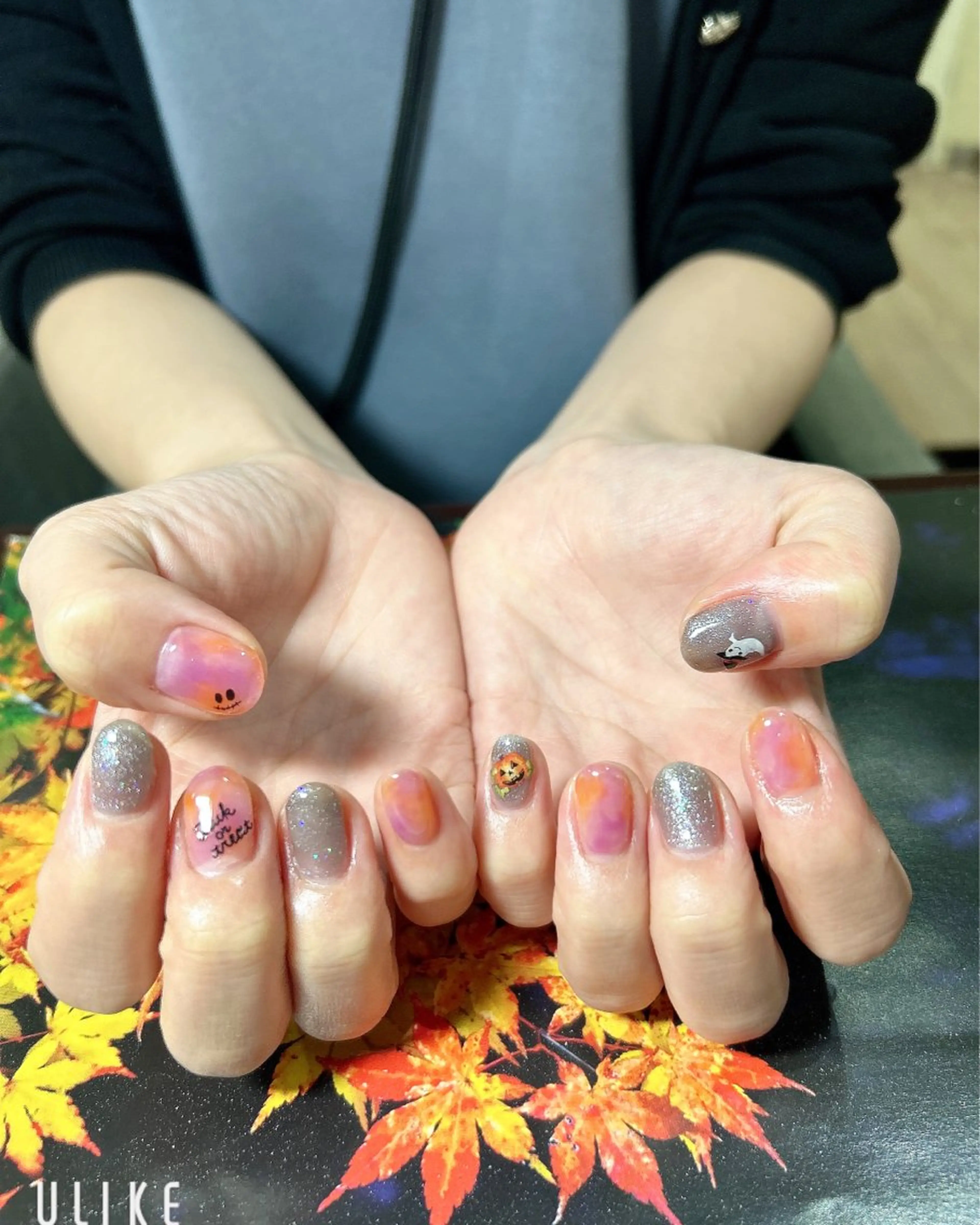 ネイル ハロウィン ハンドネイル 吉野✨ ネイルデザイナー✨のネイルデザイン