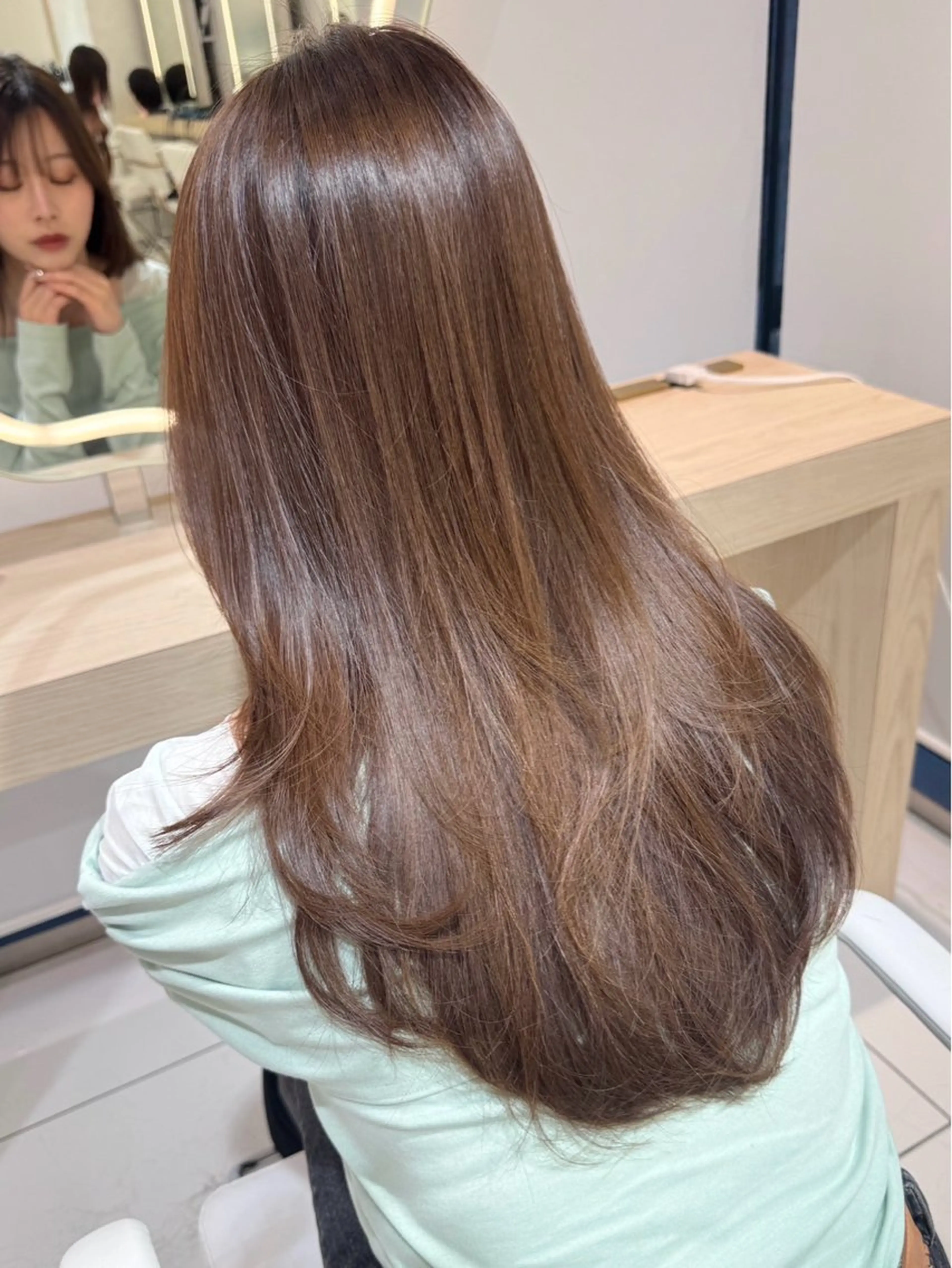 ロング レイヤーカット カット ヘアカラー トリートメント 🦋透明感/艶髪/ レイヤー/Ryugaのヘアスタイル