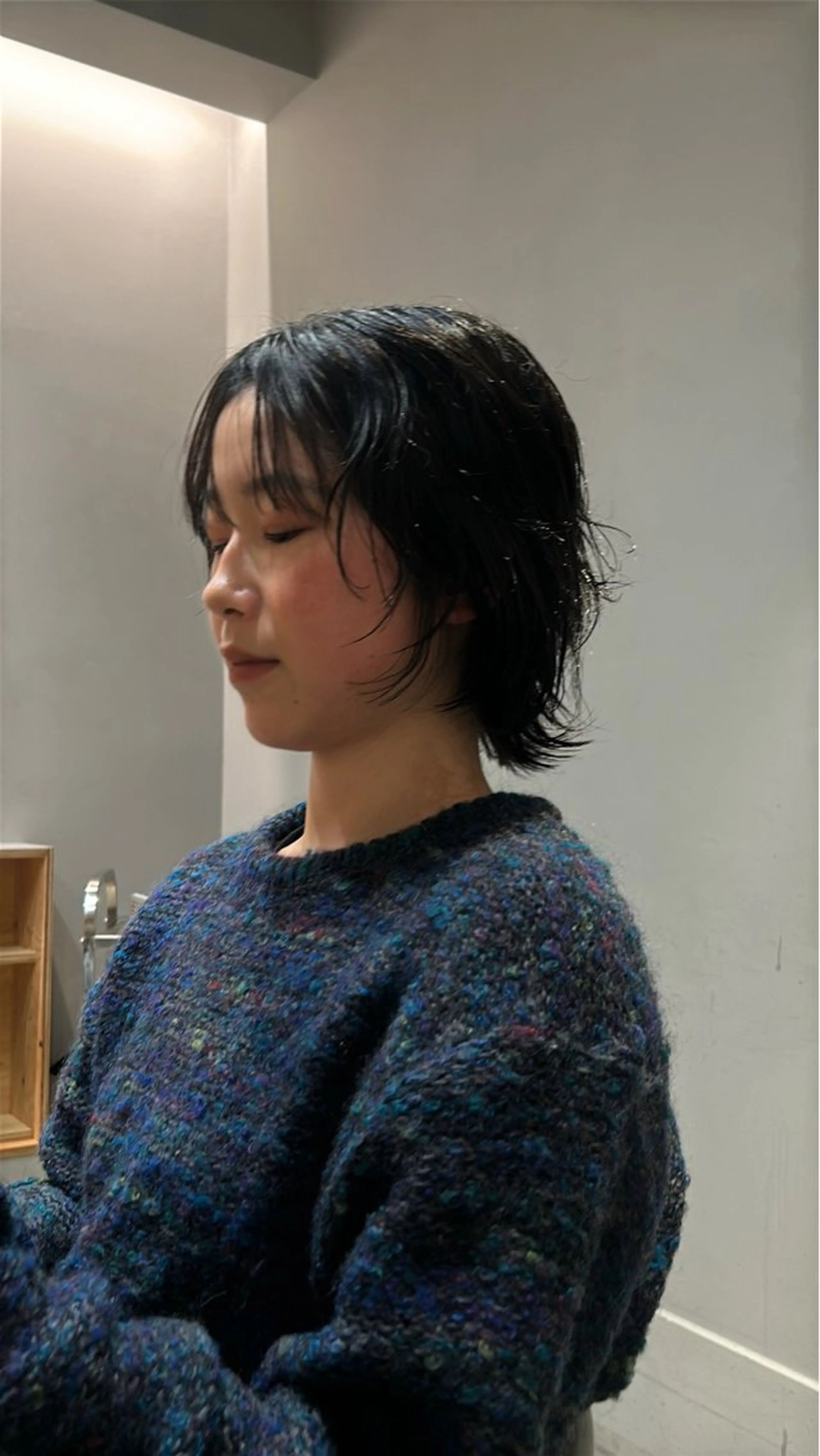 ミディアム 顔まわりレイヤー レイヤーカット ウルフカット 🌿ボブ パーマ高橋啓太🌿のヘアスタイル