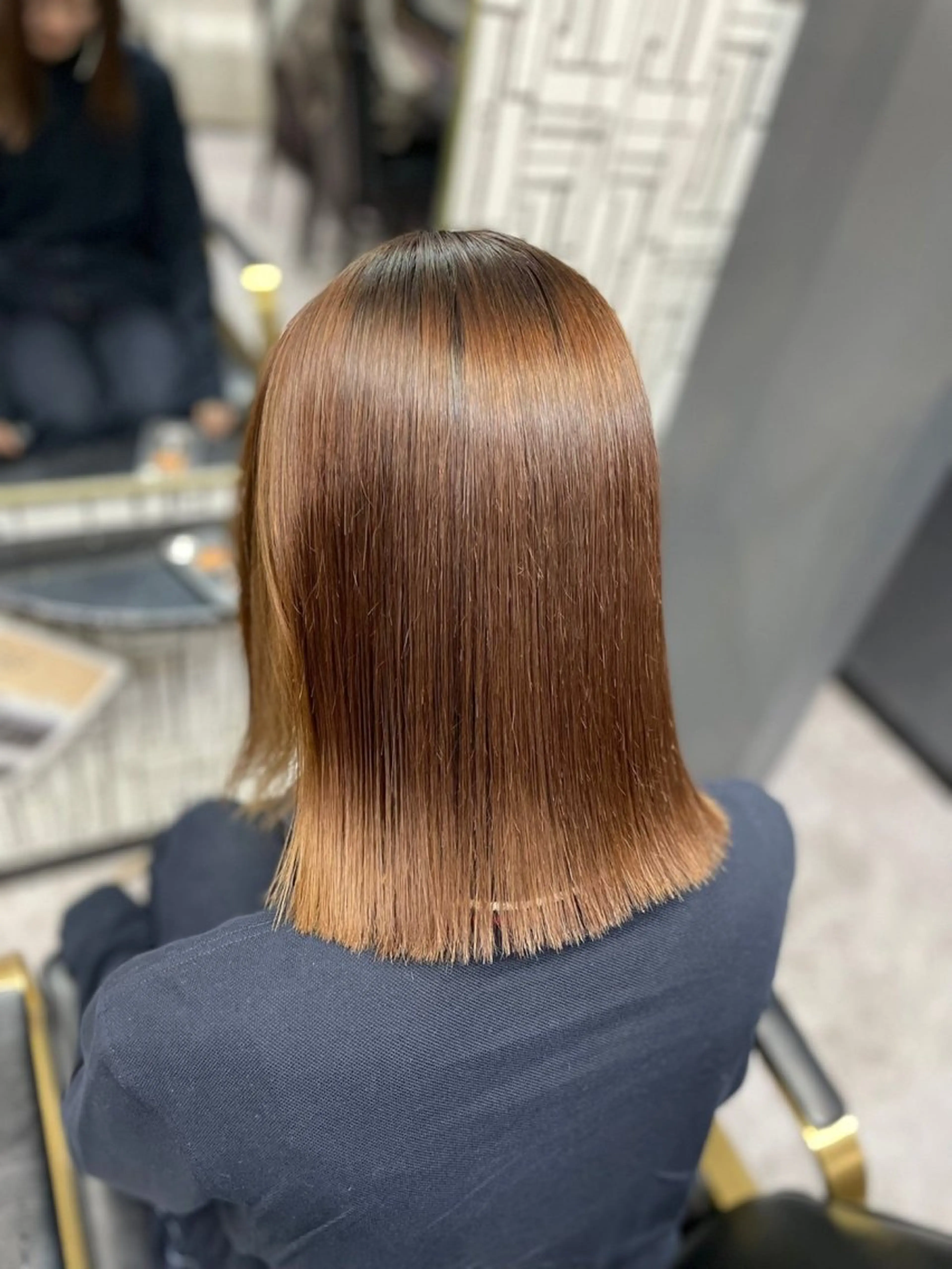 ミディアム カット 池田 亮雅のヘアスタイル