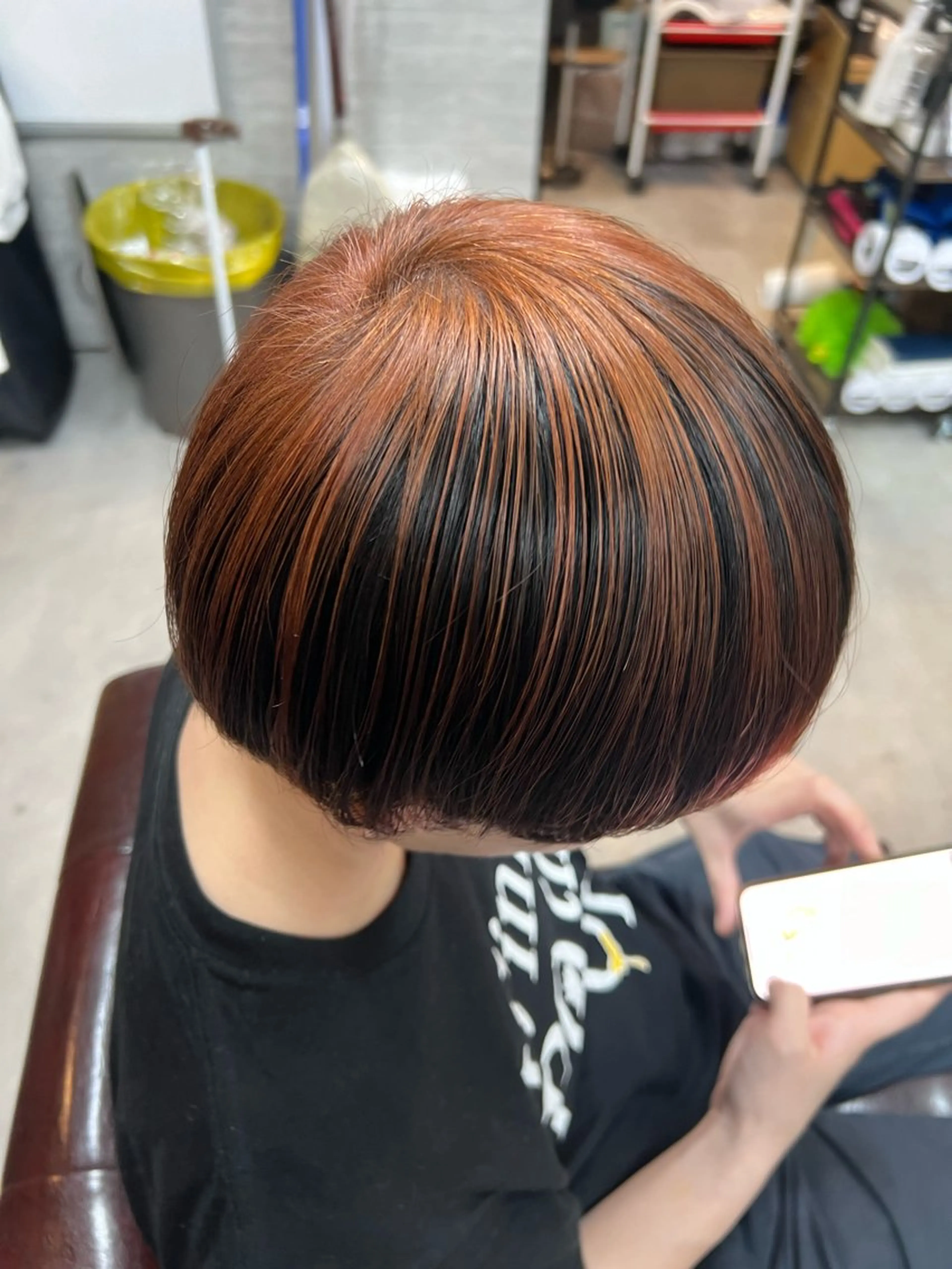 カラー 菅野 杏実のヘアスタイル