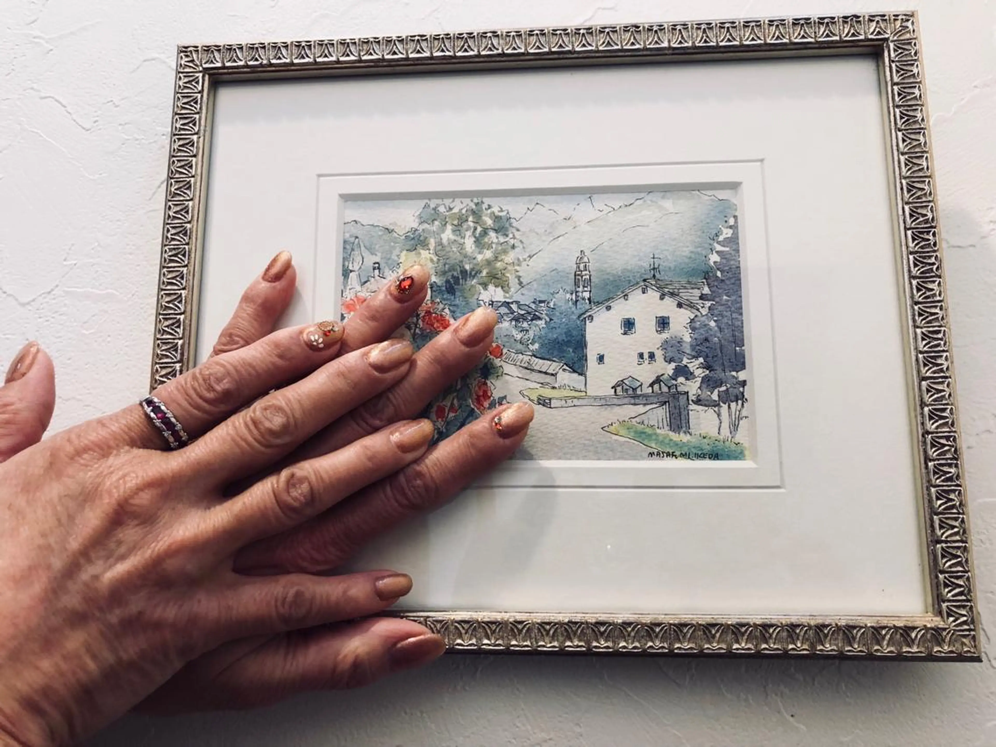 ネイル 赤色 gui amichantoco所属・gui amichanのネイルデザイン