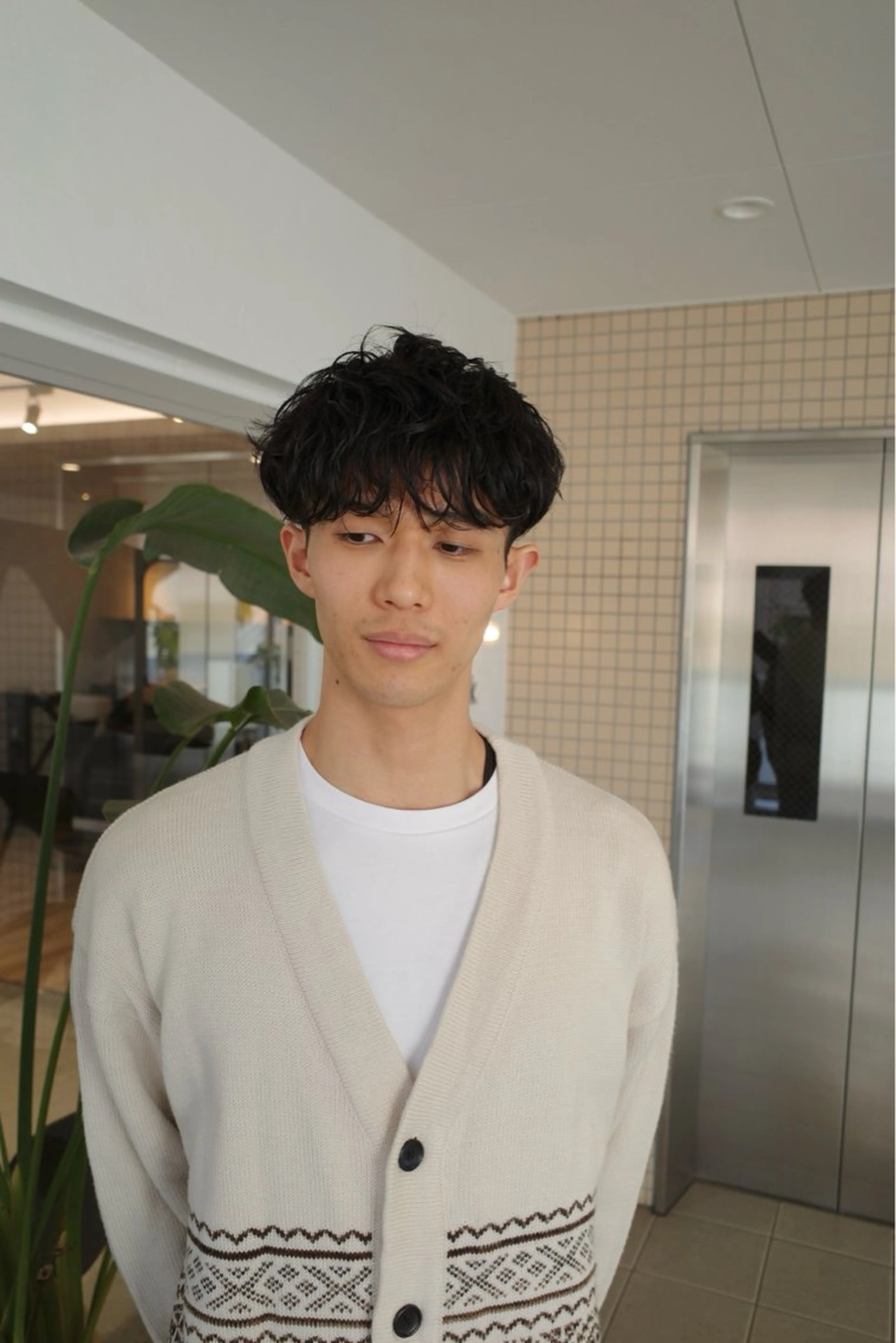 ショート パーマ メンズ メンズパーマ 【スタイリスト】千葉 悠‪✂︎‬のヘアスタイル