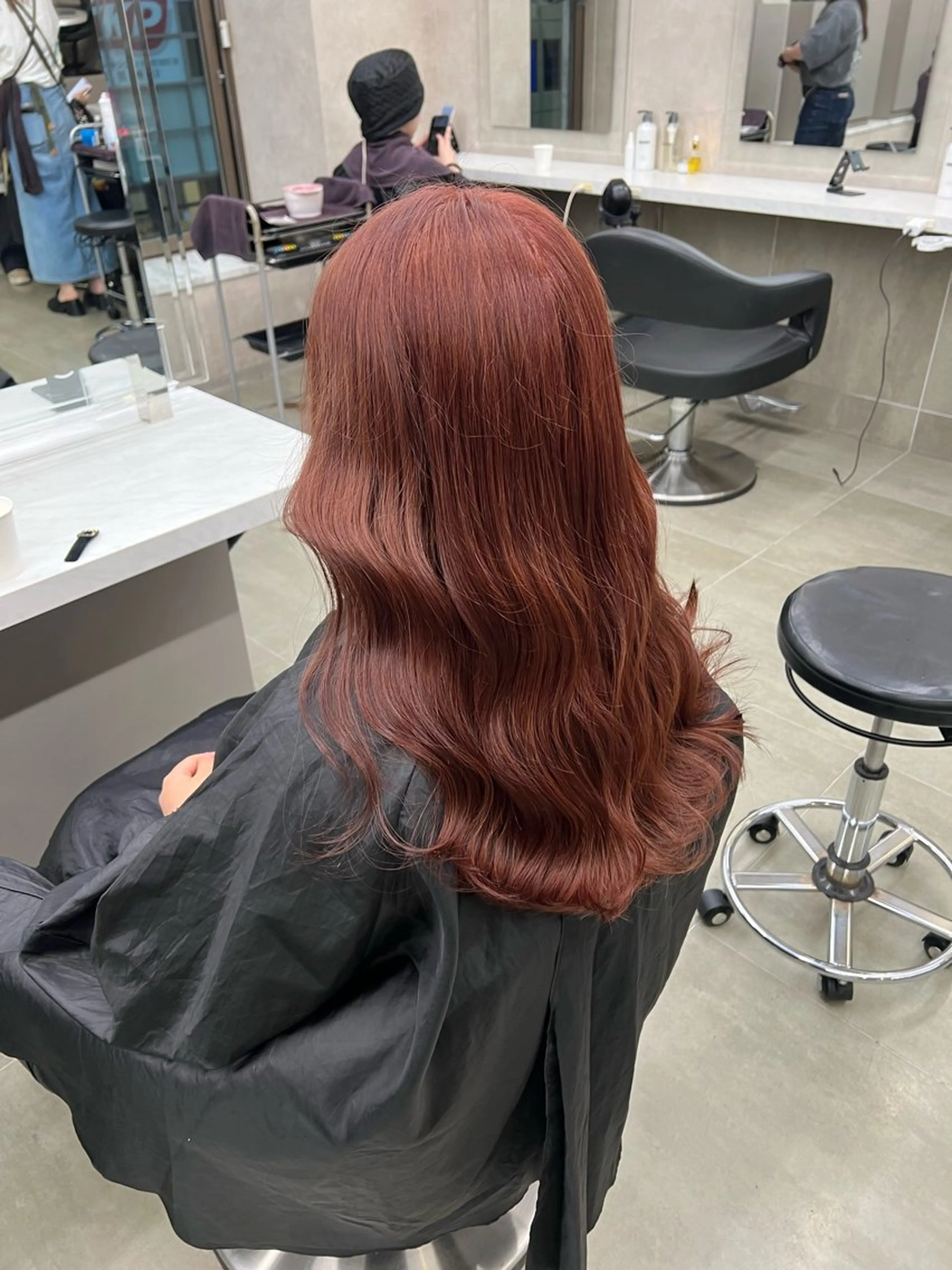 ロング カラー ヘアカラー 韓国レイヤーカット /REIのヘアスタイル