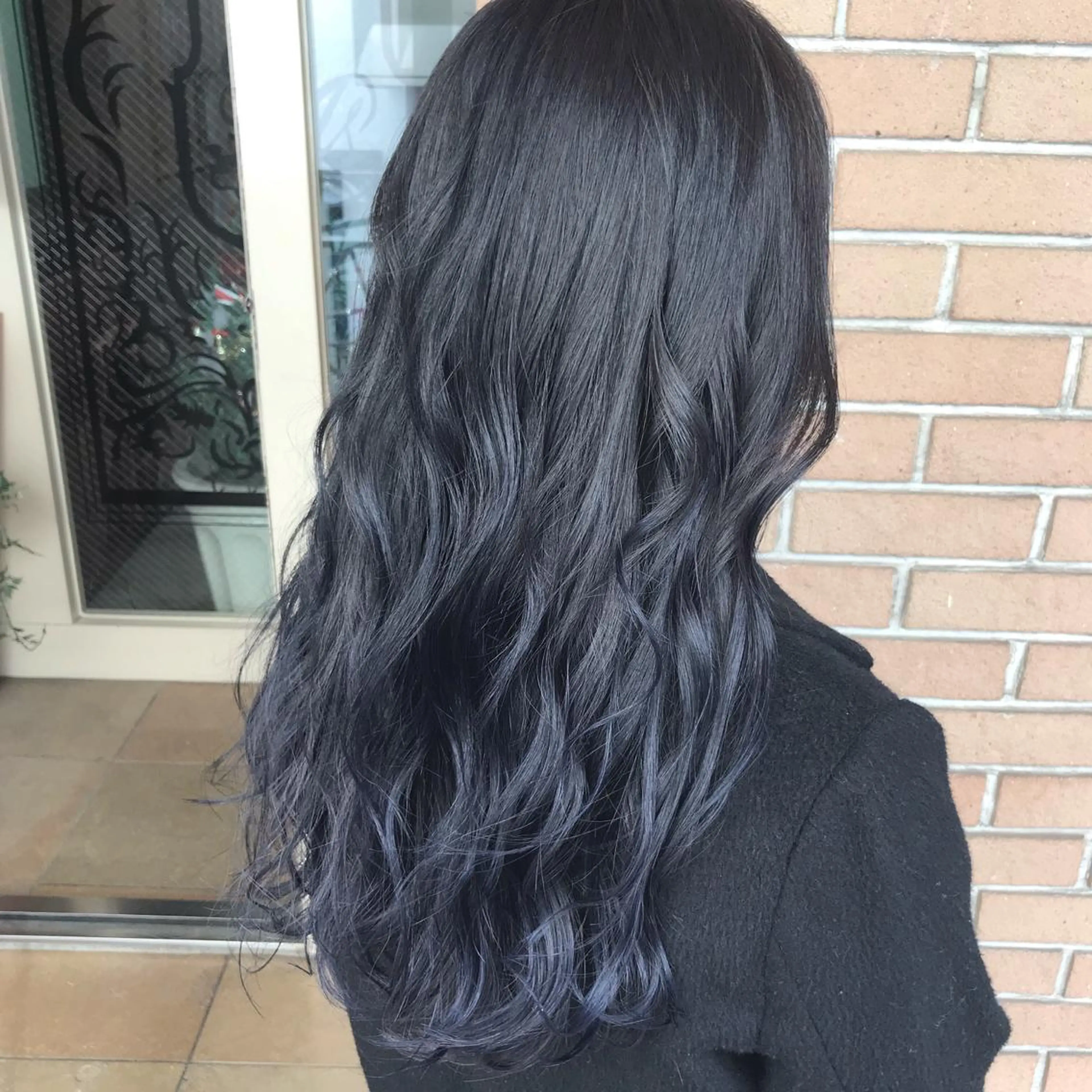 ロング パーマ ヘアアレンジ メンズ キッズ ネイル マツエク・マツパ ブルー サロンドミルク 原宿のヘアスタイル