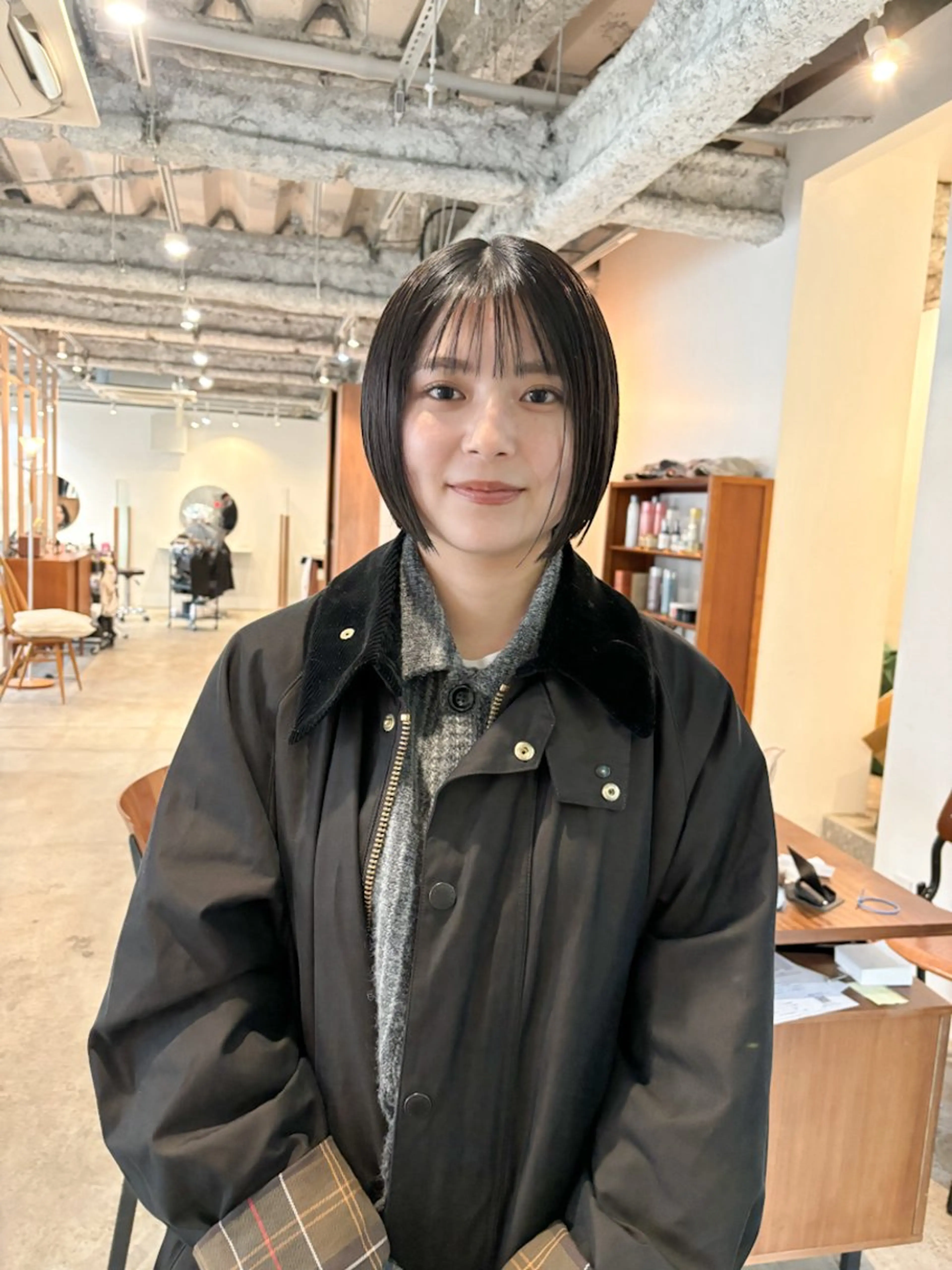 ショート カラー ボブ カット ヘアカラー トリートメント Takuma Suzuki中目黒のヘアスタイル