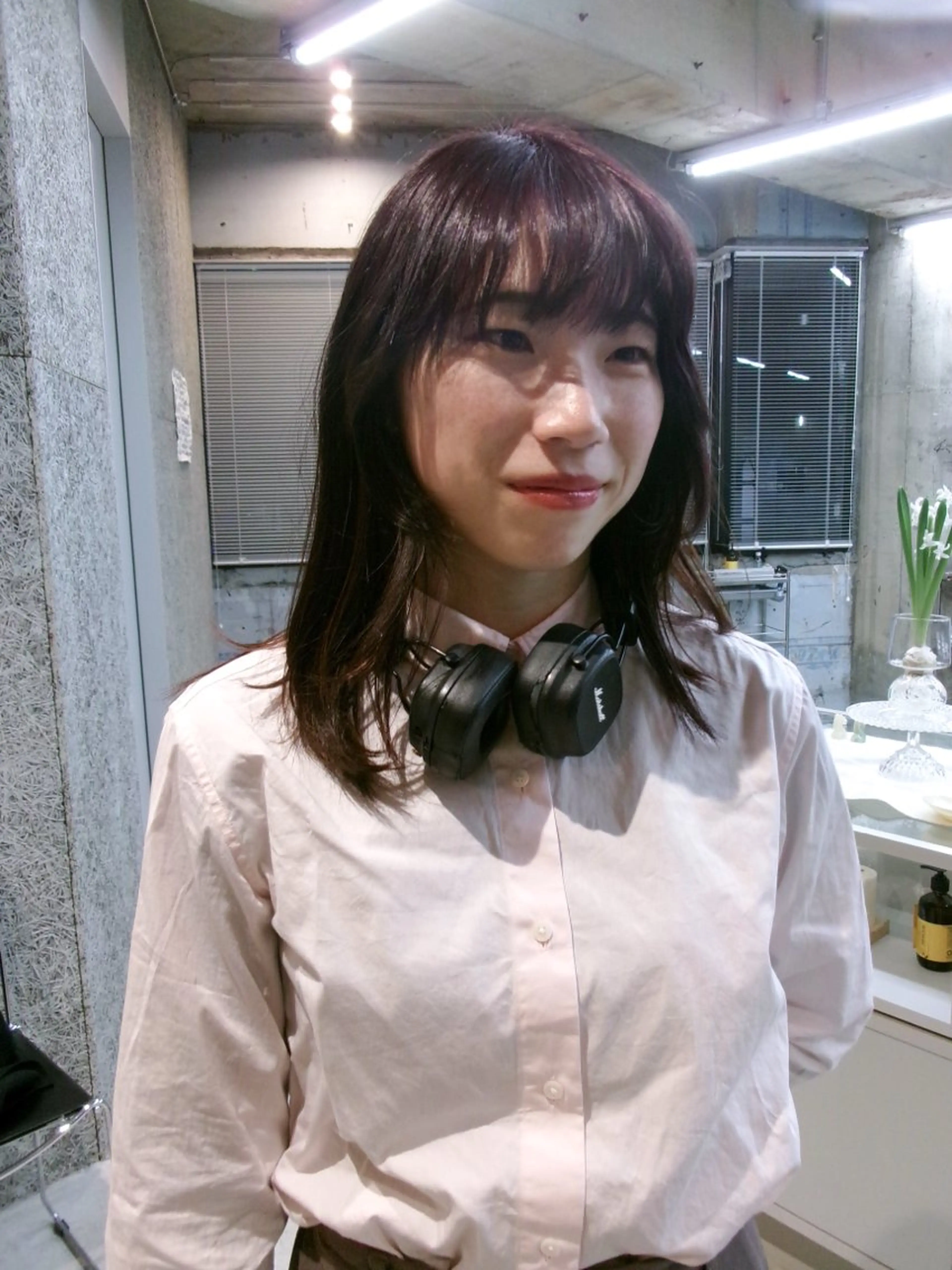 セミロング カラー パーマ ヘアアレンジ メンズ casey mayuのヘアスタイル