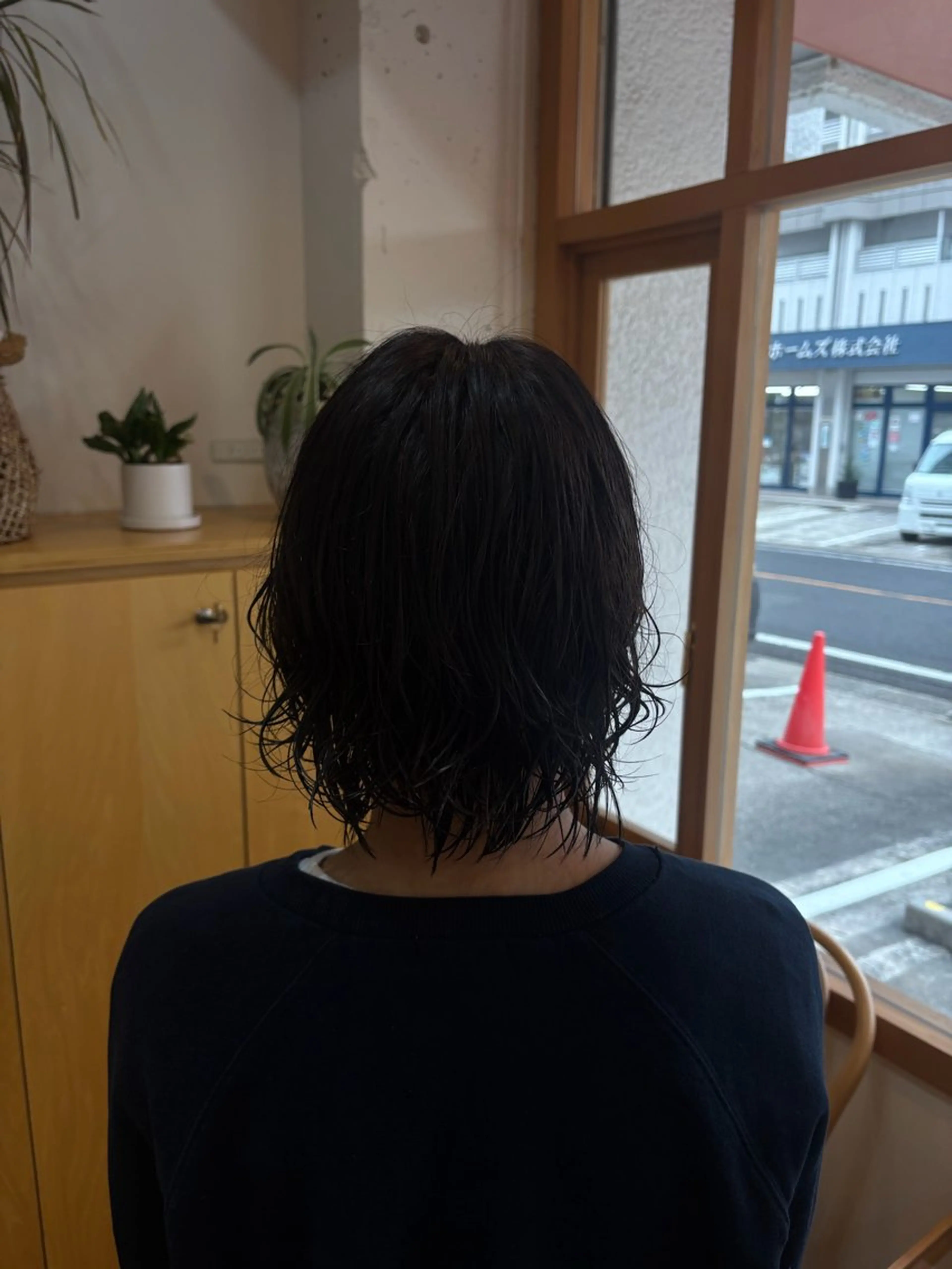 ショート カラー 黒髪 暖色❤️艶カラー/ あおいのヘアスタイル