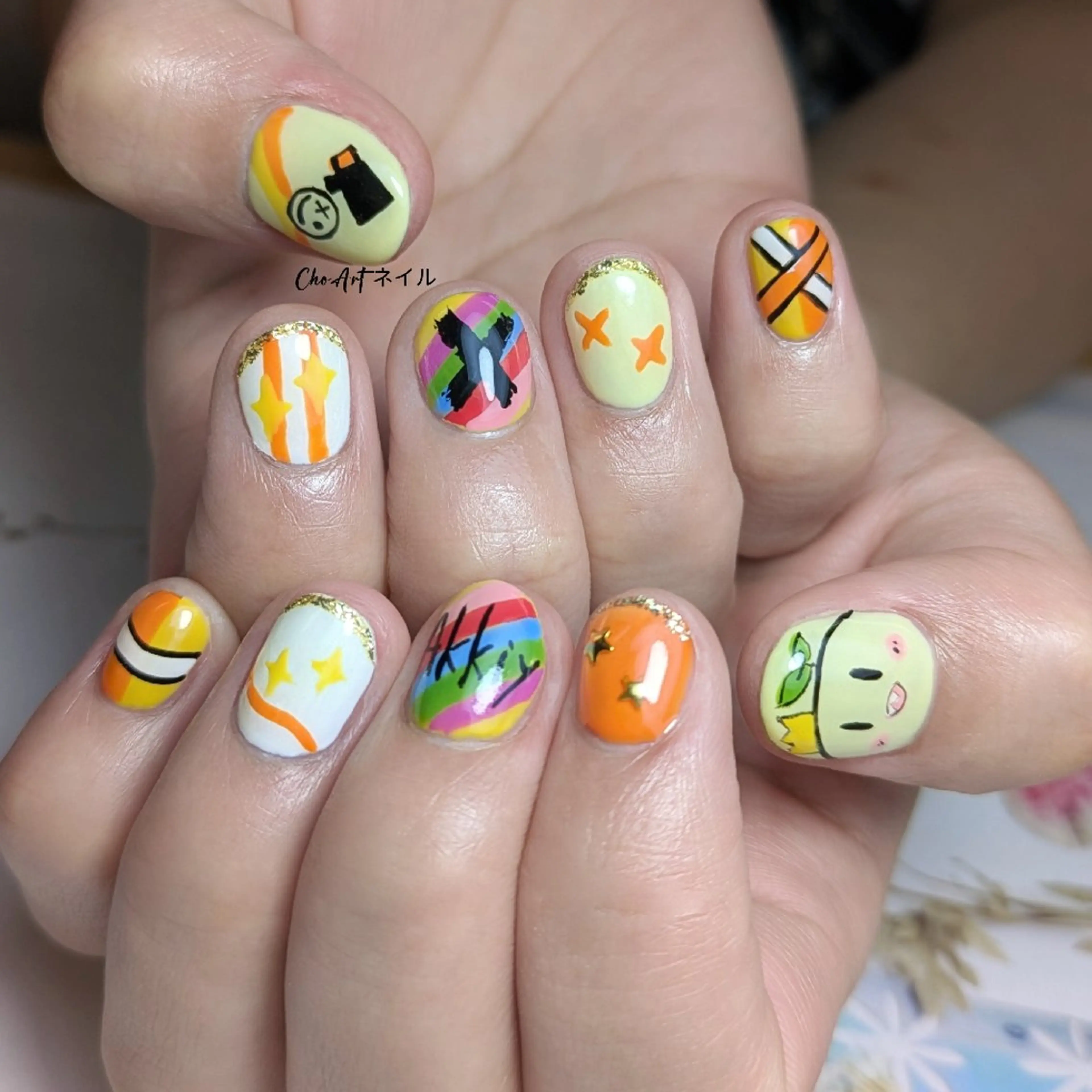 ネイル アートネイル キラキラネイル ラメ(グリッター) マグネットネイル ミラーネイル Cho Artネイル所属・ronronne .のネイルデザイン