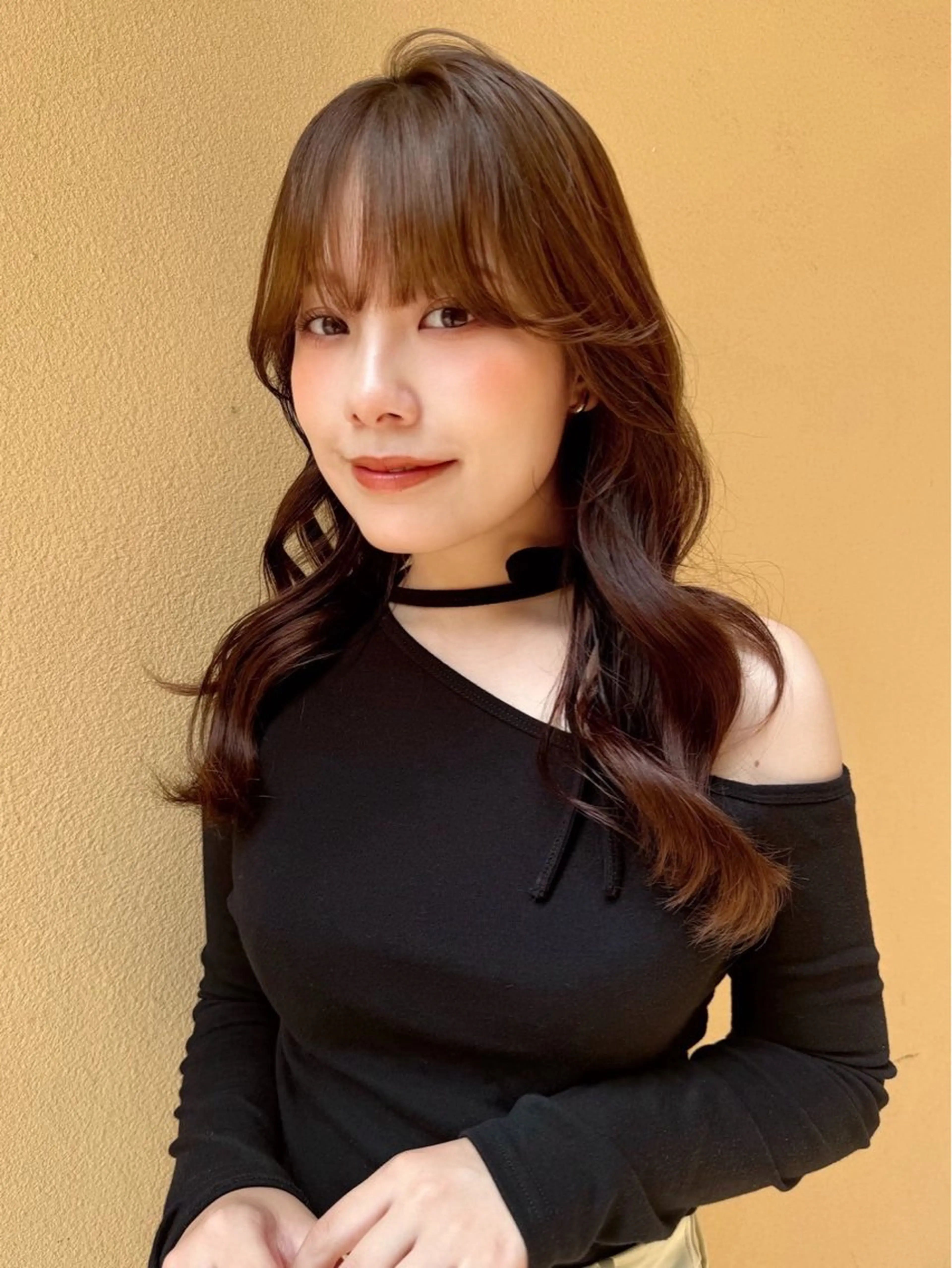 ロング カラー Soa所属・韓国風カラー✄ カズホのヘアスタイル