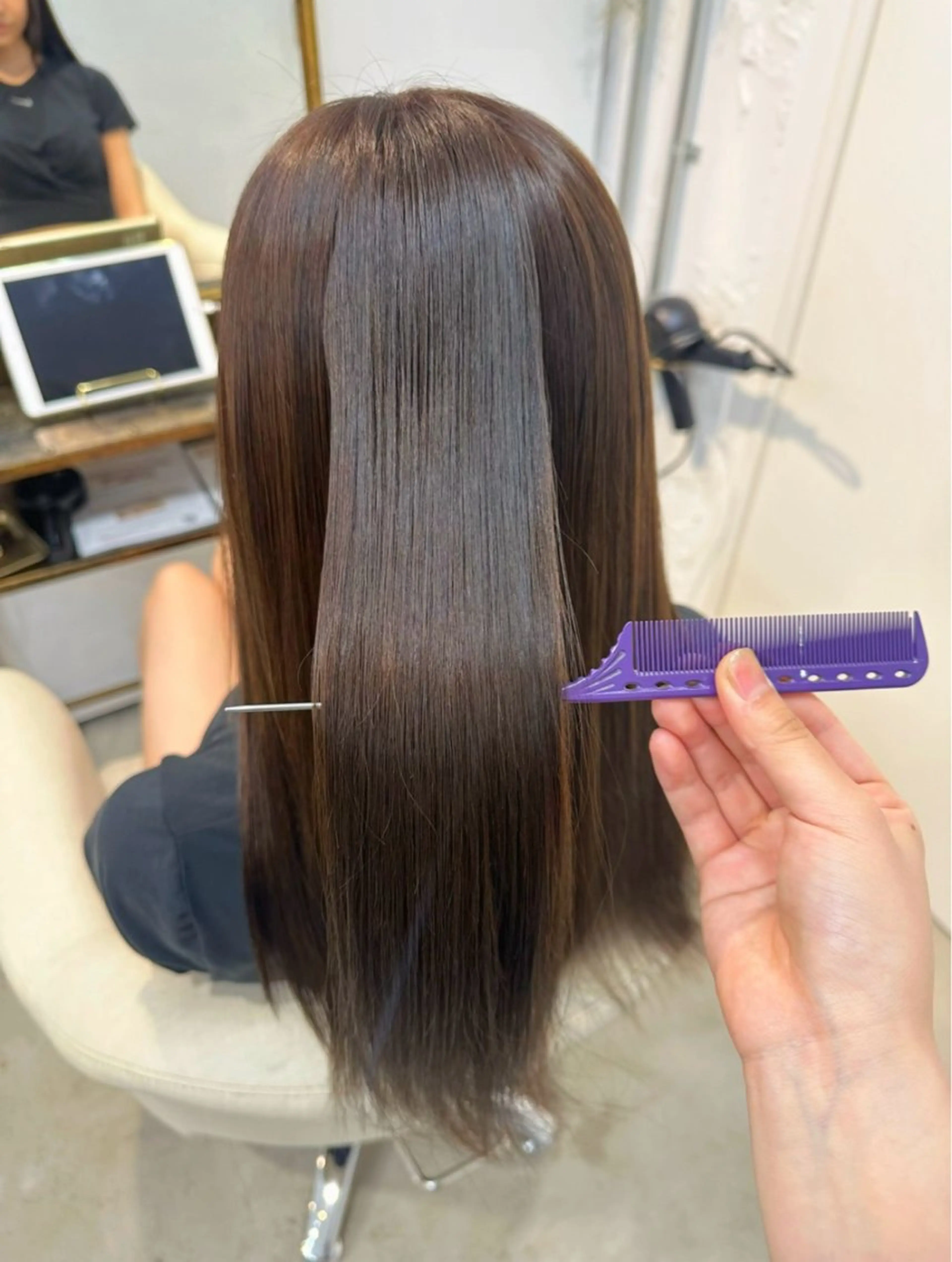 ロング カラー Ata.広尾 美容室所属・11月カットモデル 募集❗️junnaのヘアスタイル