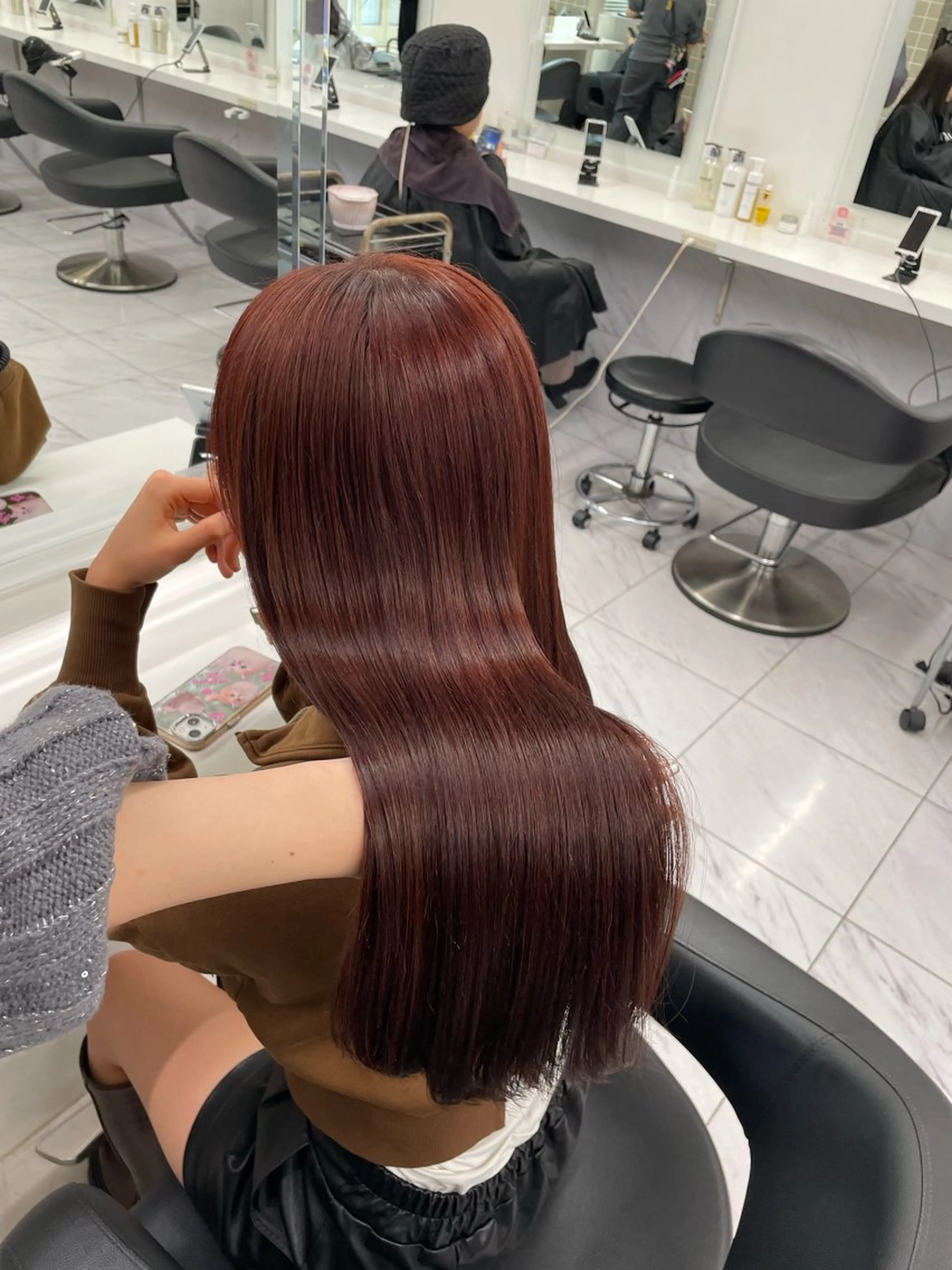 ロング カラー ヘアアレンジ ヘアカラー トリートメント ヘアセット 💗横浜美容室 💗HARUNAのヘアスタイル