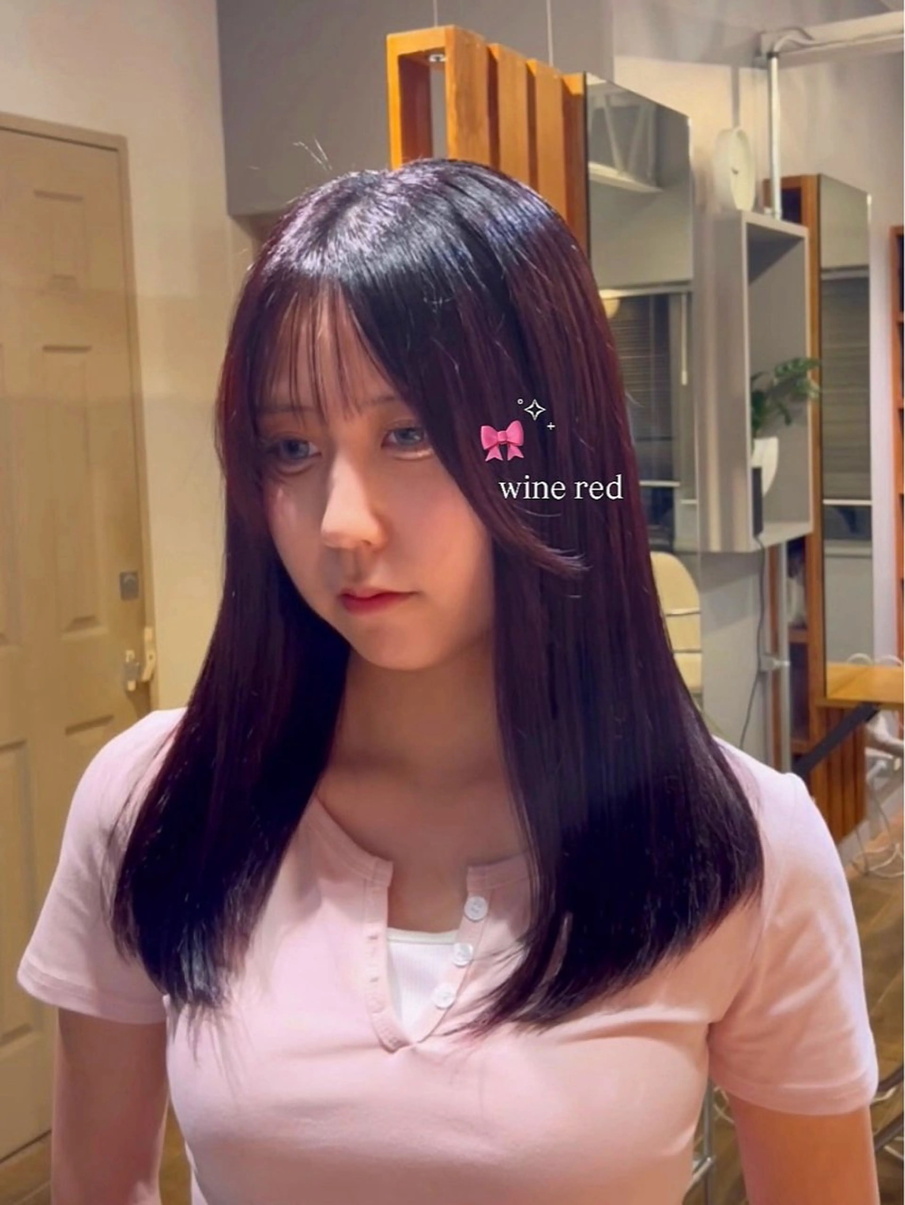 セミロング ヘアカラー トリートメント alku 中目黒所属・ai🎀中目黒美容室 /暖色×ガーリーのヘアスタイル