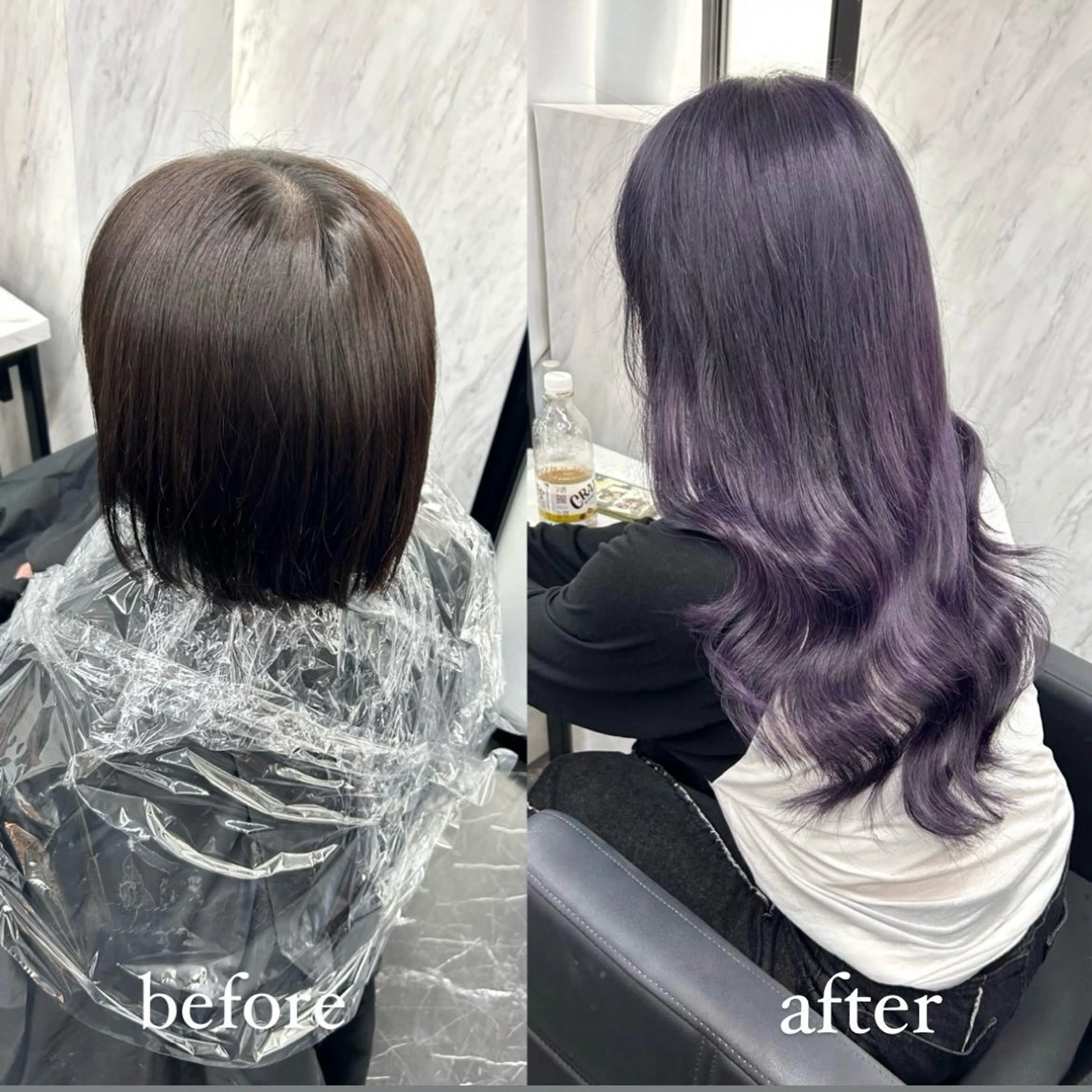 カラー無料✨▫️ダブルカラー＋最高級人毛100%バージンレミーエクステ80本▫️の写真