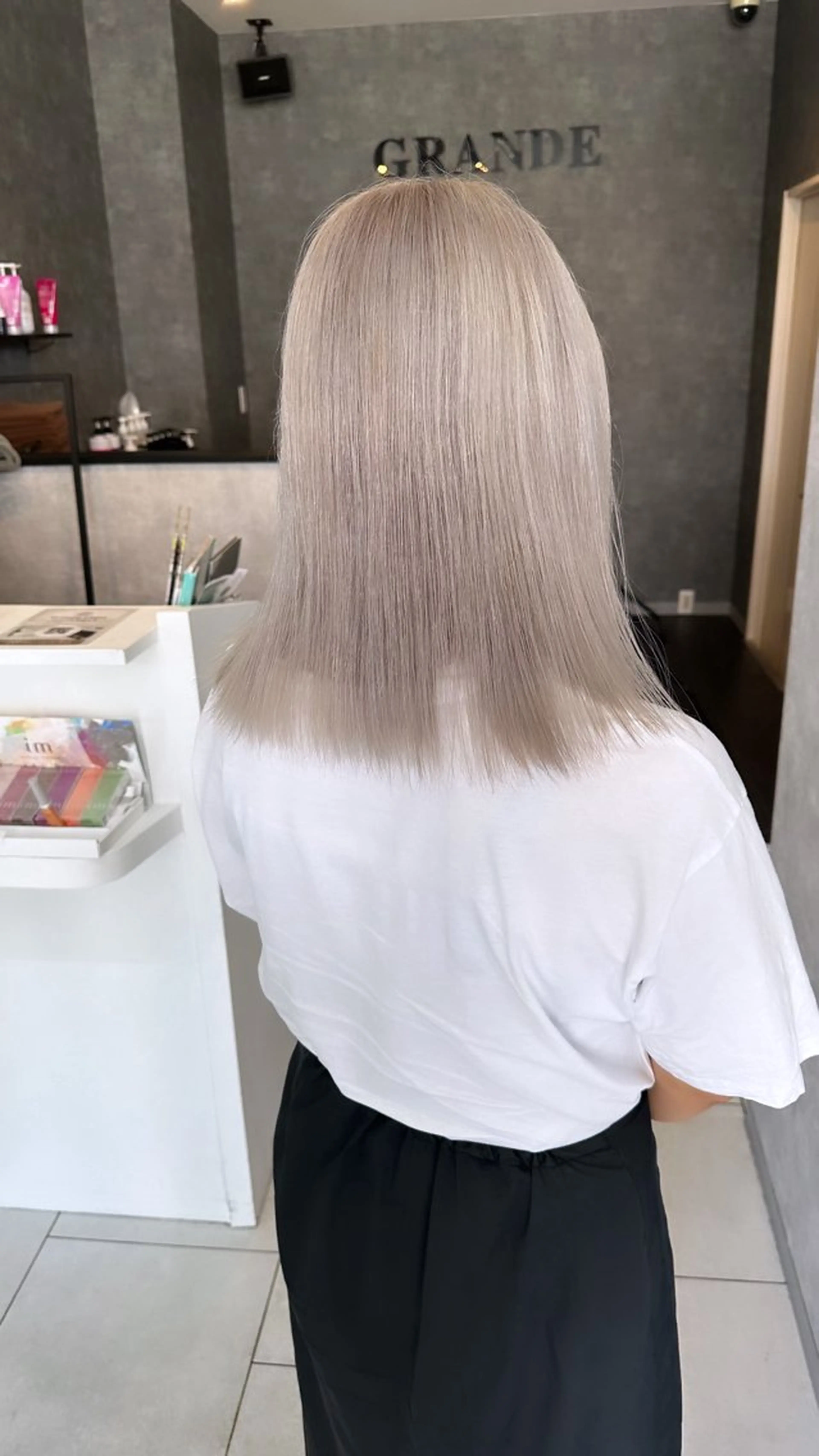 ロング カラー ヘアカラー トリートメント 透明感カラー/高畑 /名古屋/山口航輝のヘアスタイル