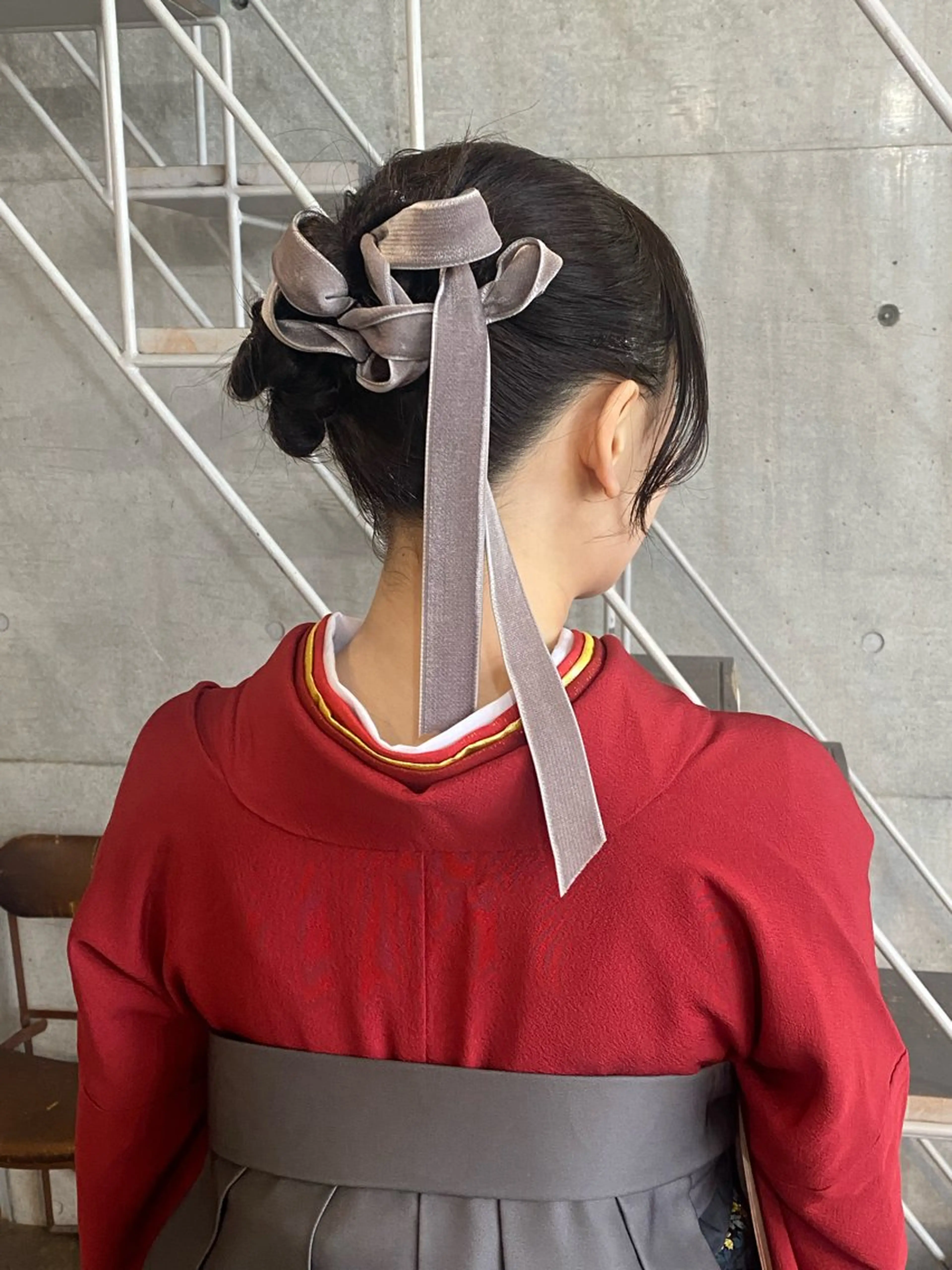 セミロング 着付け モリモト サナのヘアスタイル