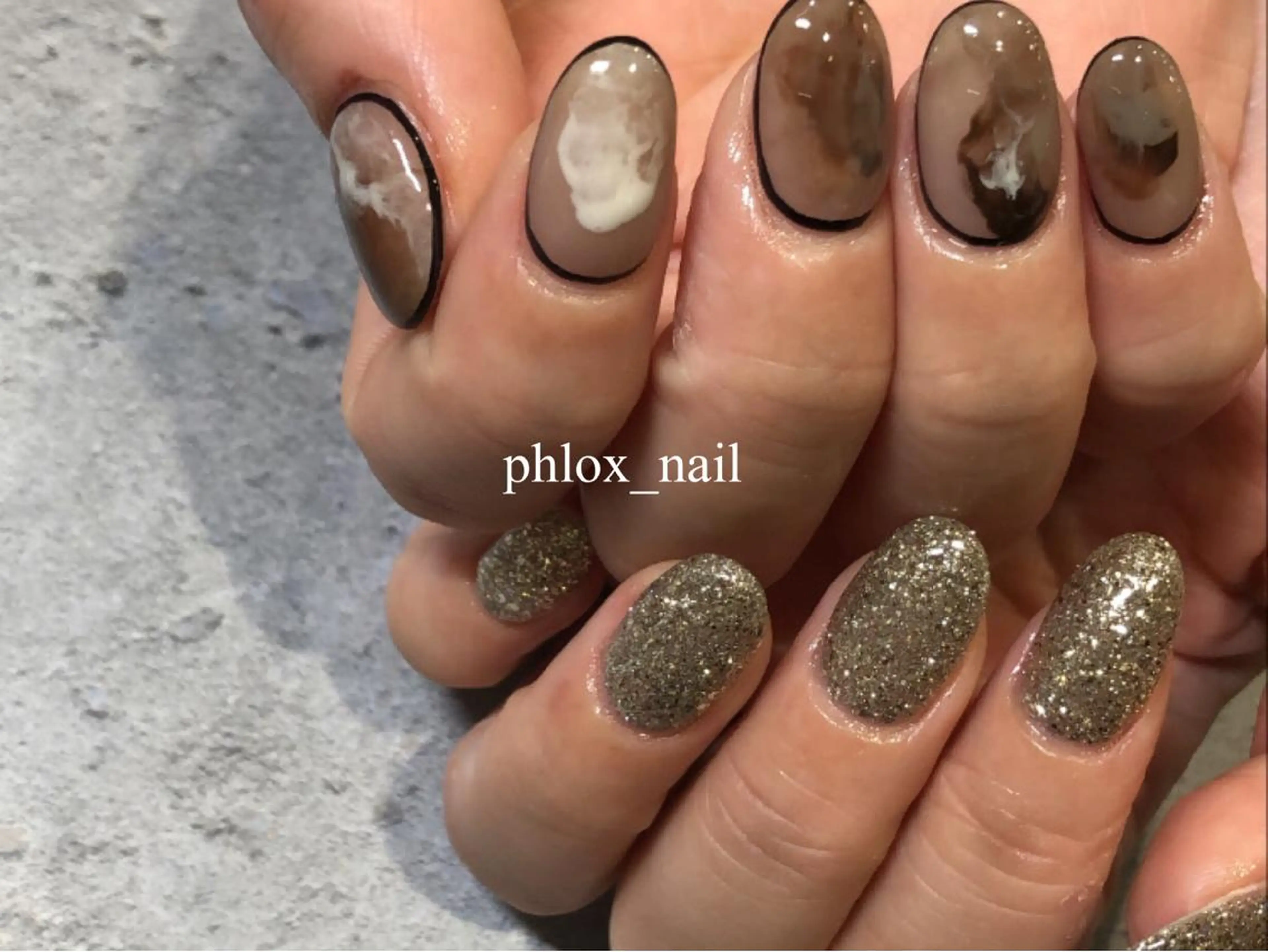 ネイル s/w ＿shokoのネイルデザイン