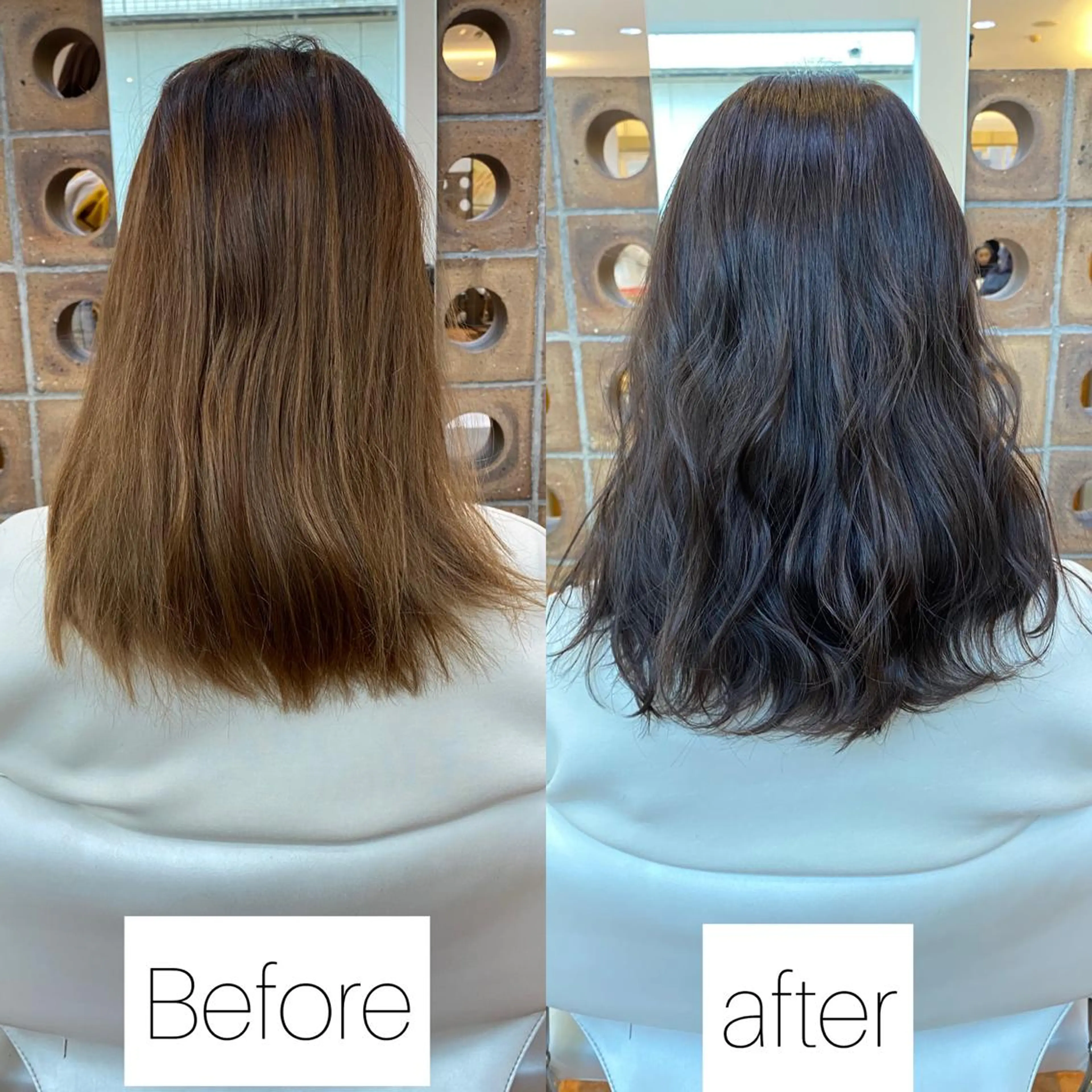 ミディアム カラー 髪質改善専門店QOLU所属・✨髪質改善専門店✨ QOLU✨のヘアスタイル