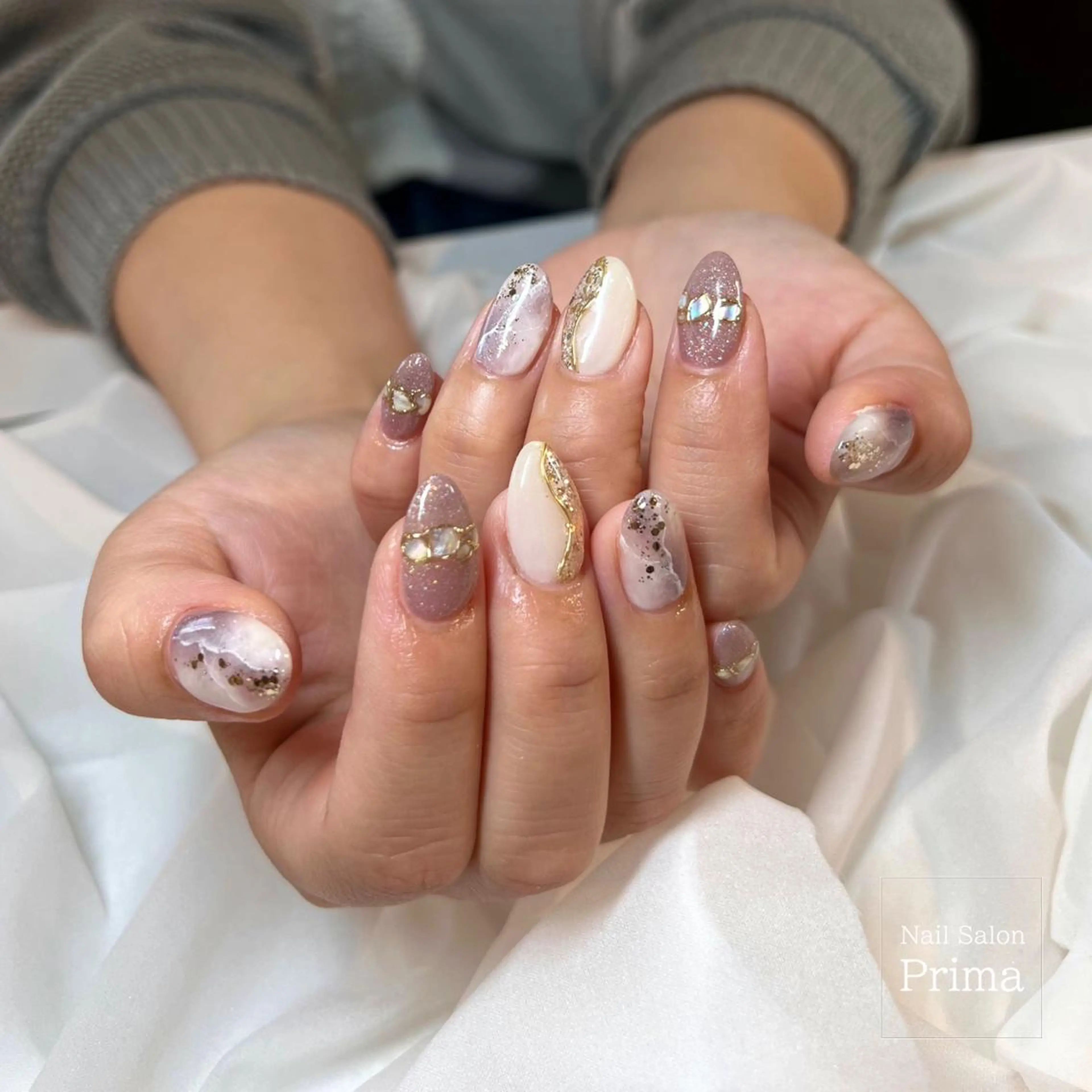 ミディアム ネイル SalonPrima Nail & Eyeのマツエク・マツパデザイン