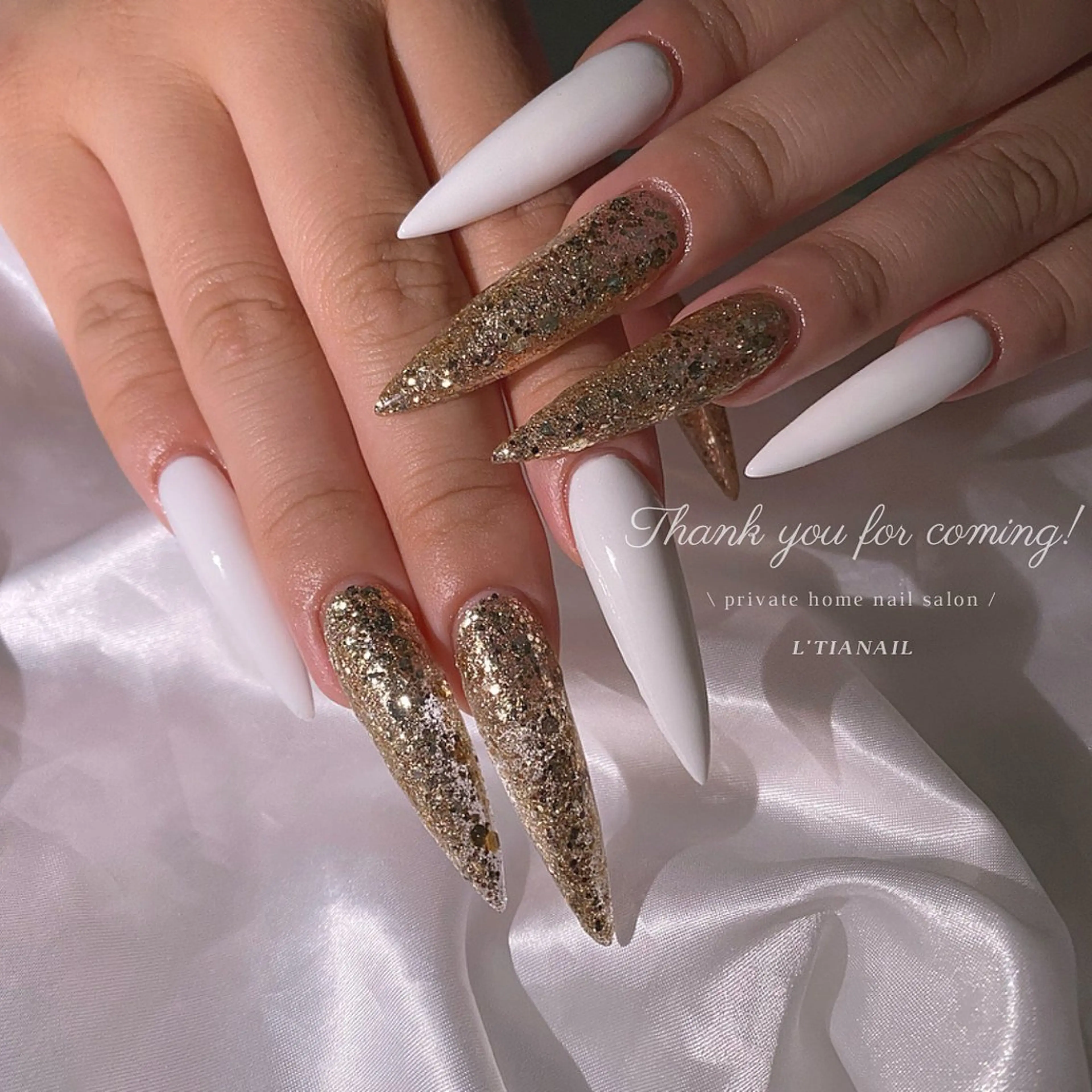 ロング L'tia nailのネイルデザイン