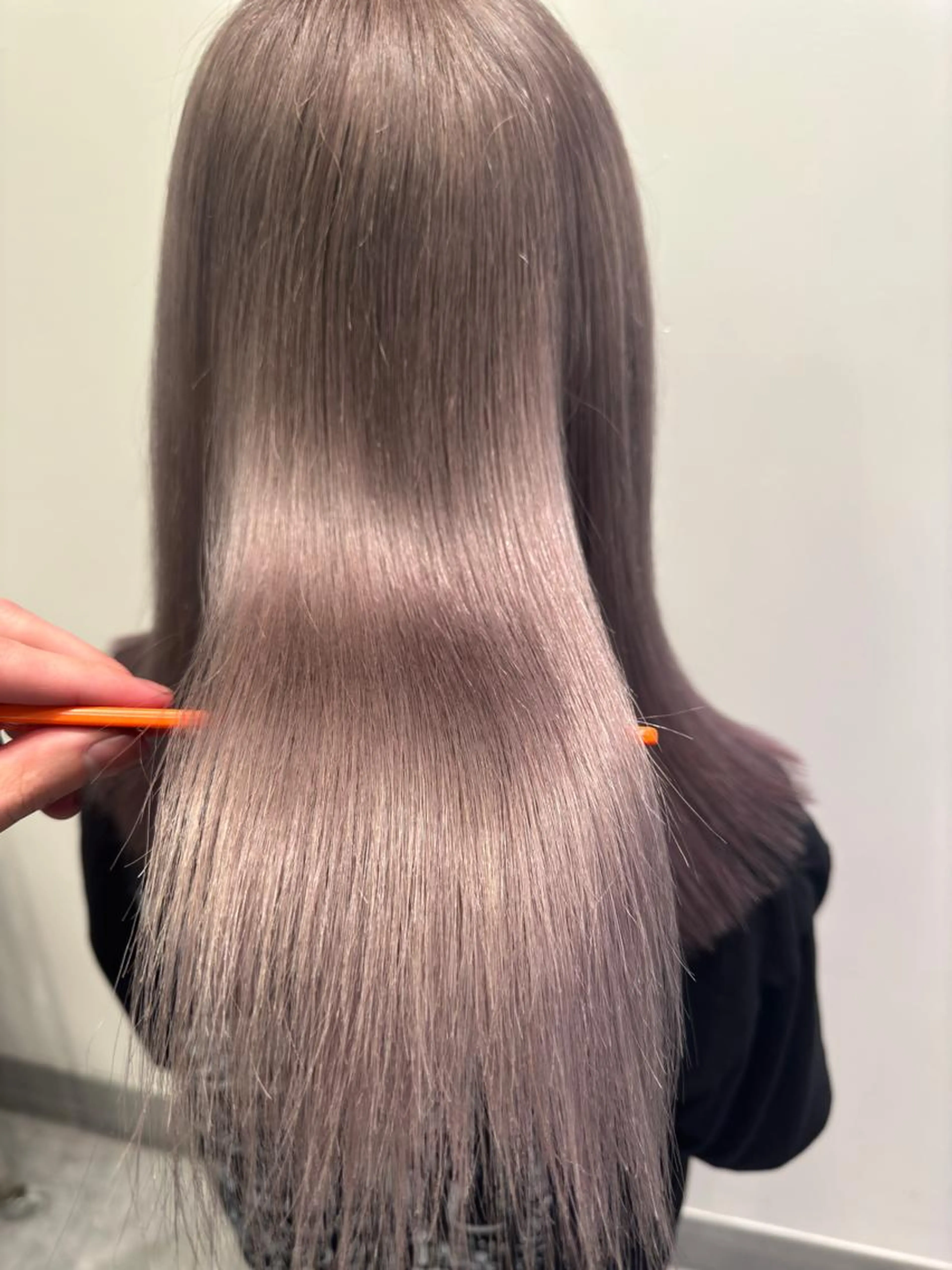 ✨艶ハイトーン✨【プレミアムケアブリーチカラー】＋【クイック髪質改善】#ダブルカラー#ブリーチの写真