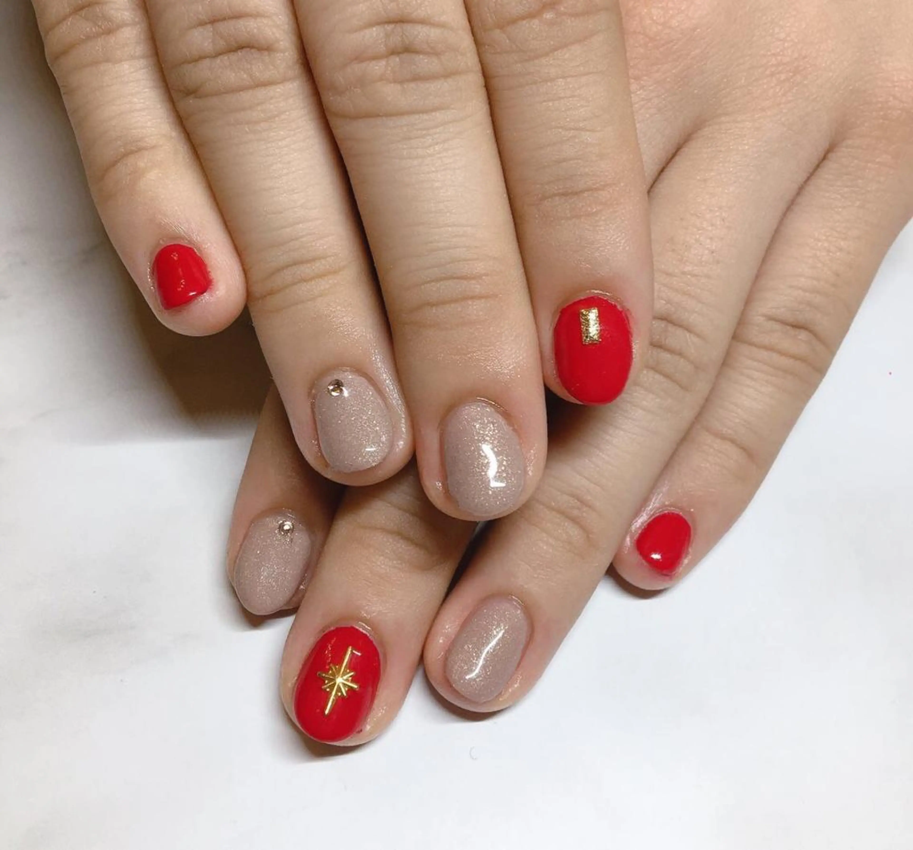 ネイル 成人式 シンプルネイル ディアマンテ𓏸𓈒 フェイシャル/ネイルのエステ・リラクイメージ