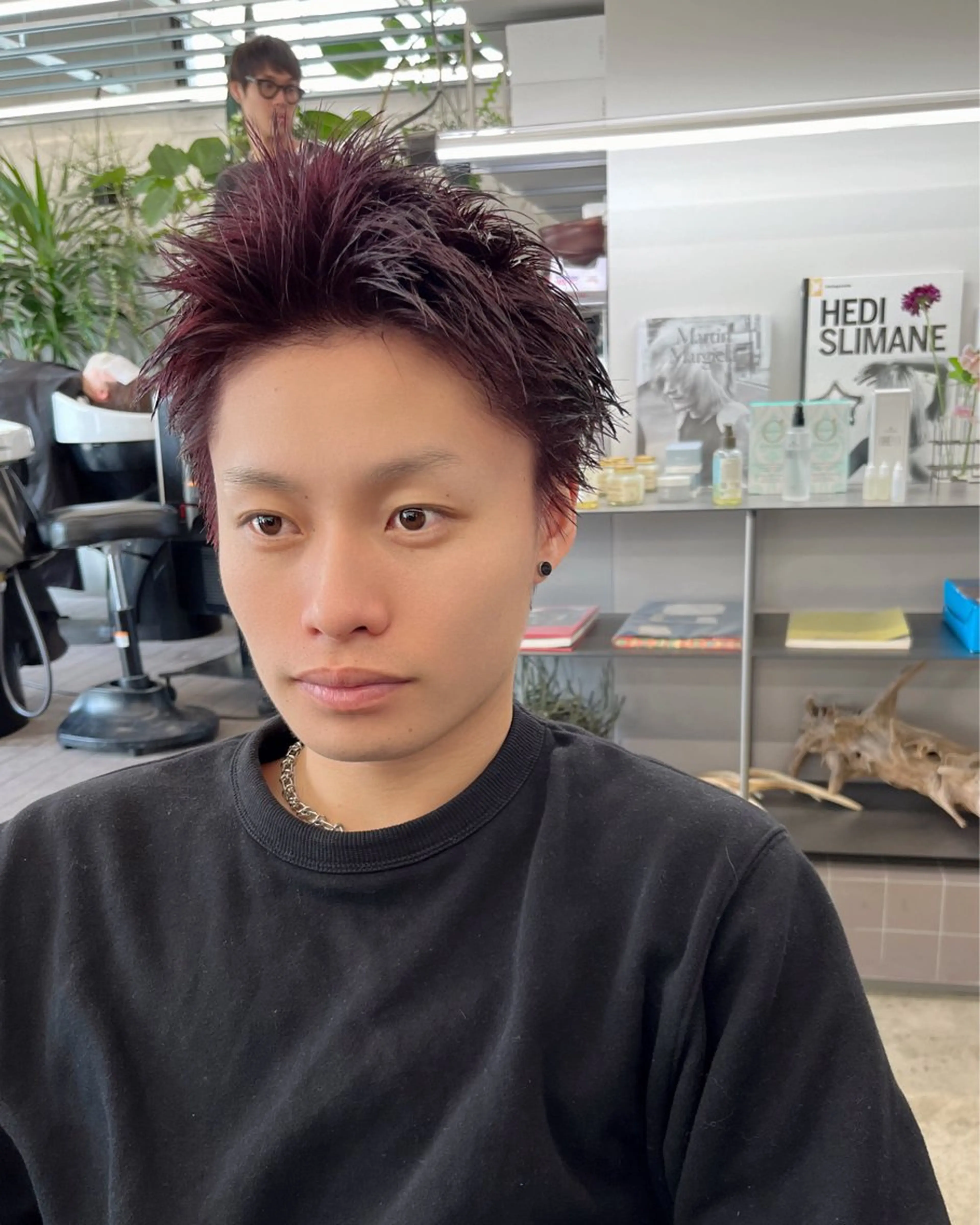 ショート カラー メンズ ヘアカラー ダブルカラー/ ケアブリーチ/クニトのヘアスタイル