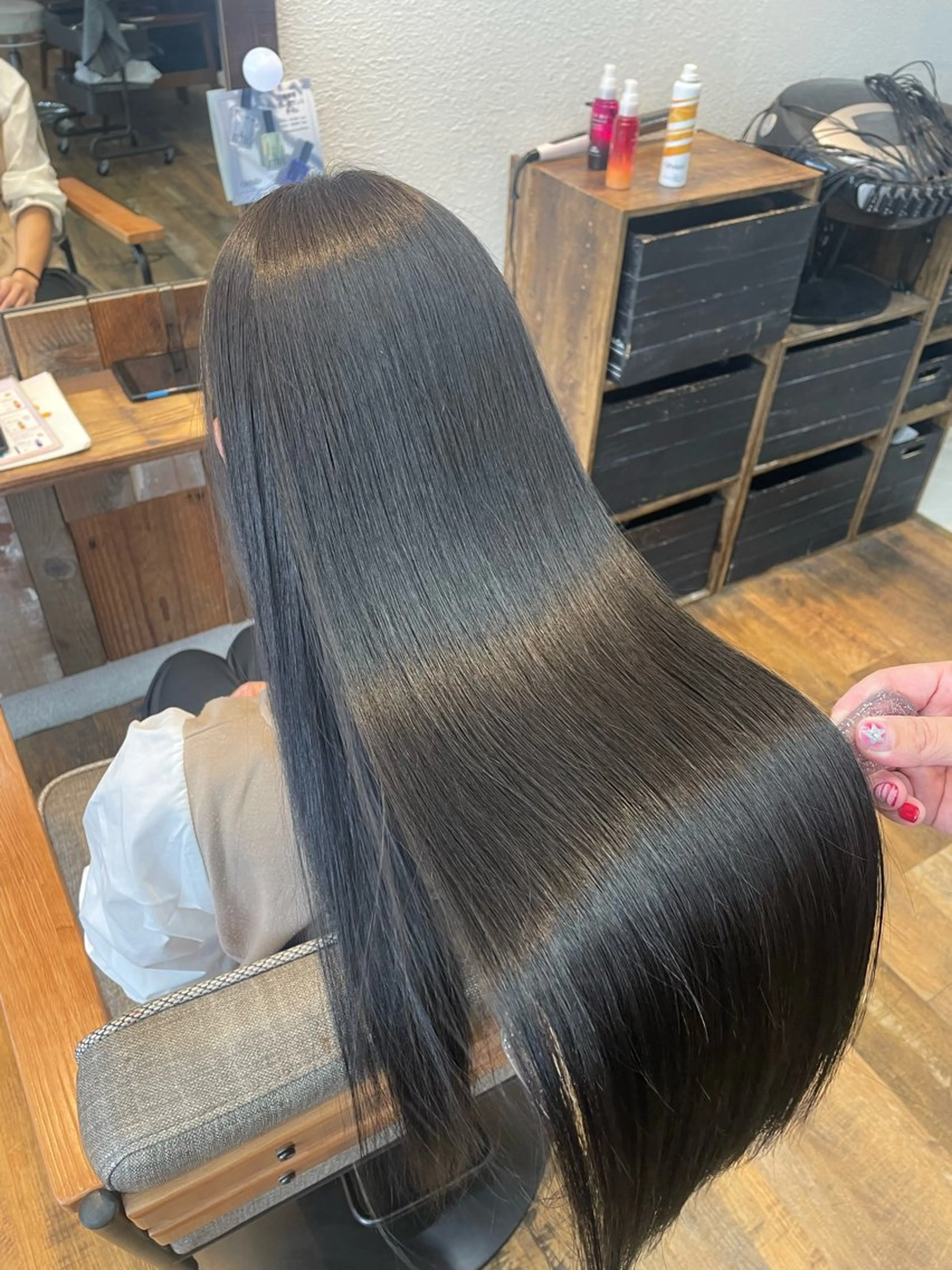 【 美髪矯正🎀】シルクストレート🤍の写真