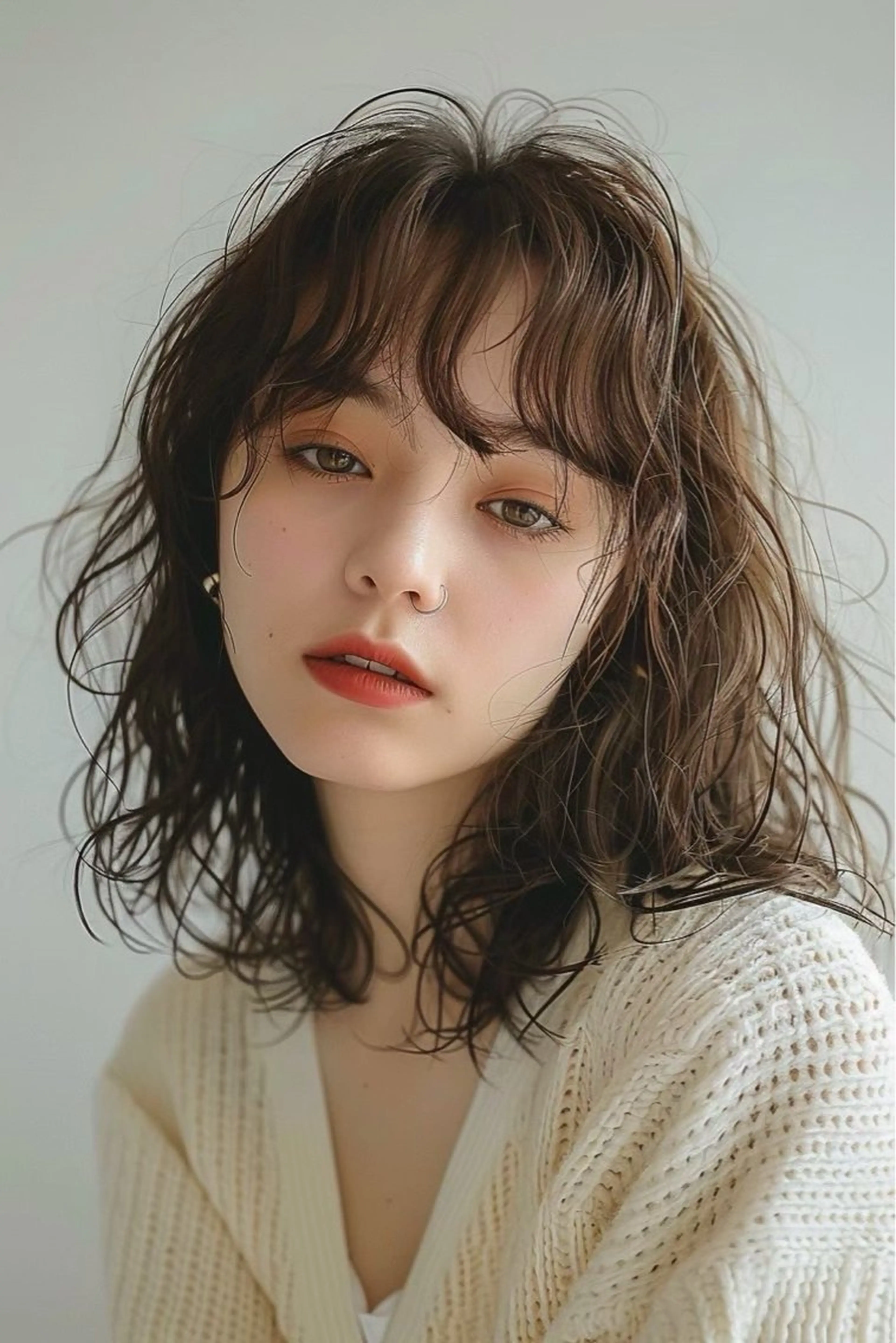 ショート パーマ lana hair 新宿/髪質改善/韓国のヘアスタイル