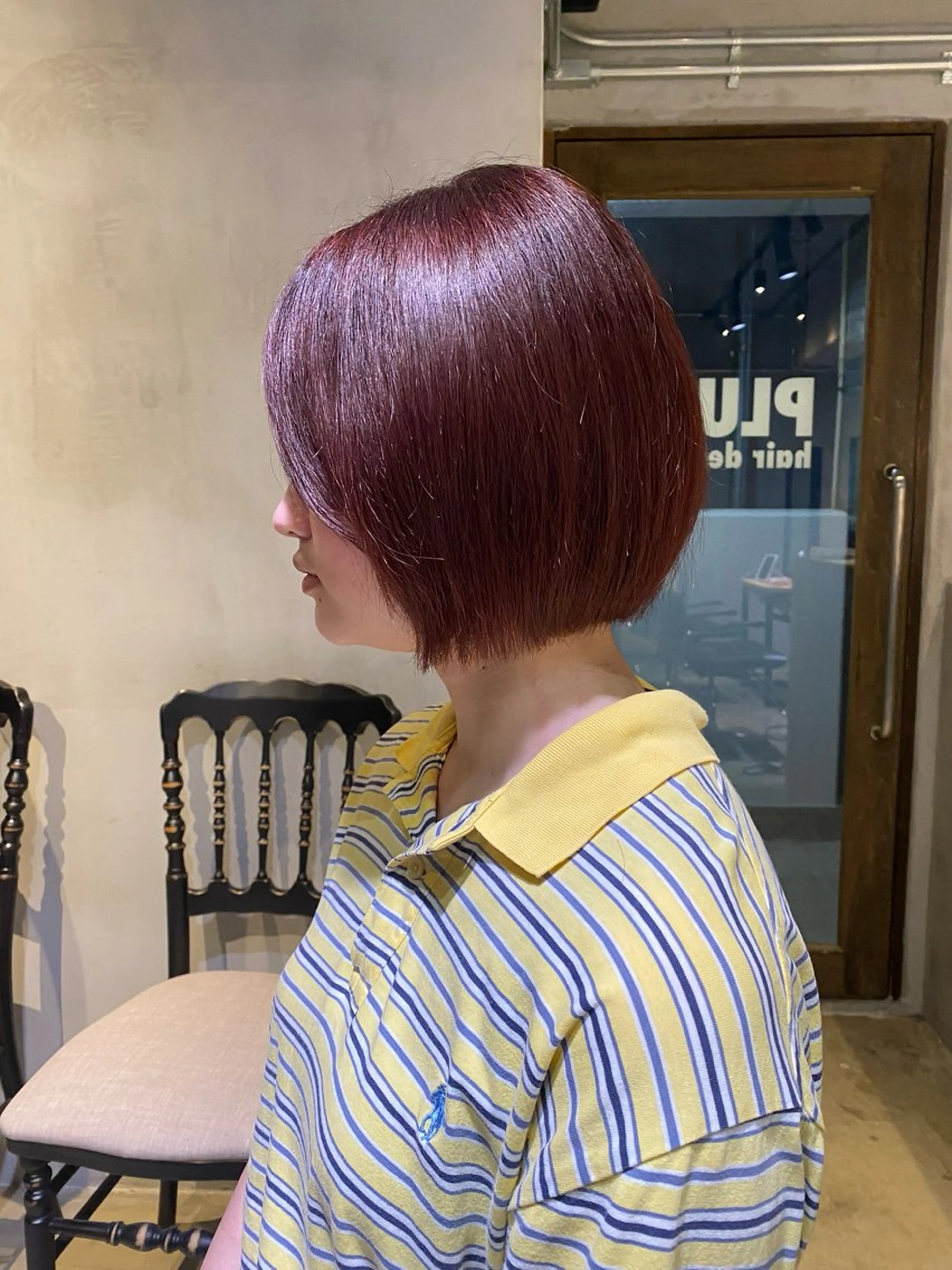 ショート とびまつ /ショート/脱白髪染のヘアスタイル