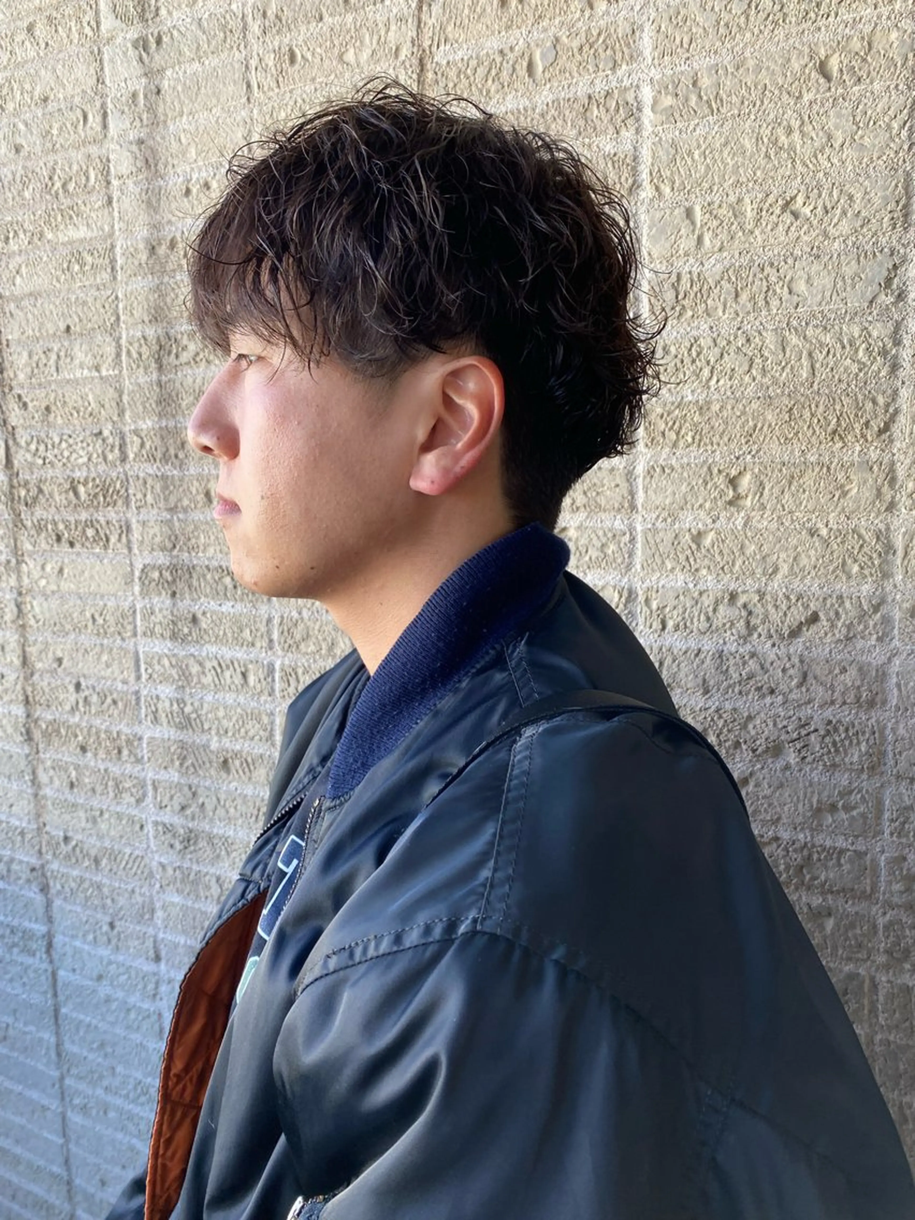 パーマ メンズ カット パーマ 谷川 あかりのヘアスタイル