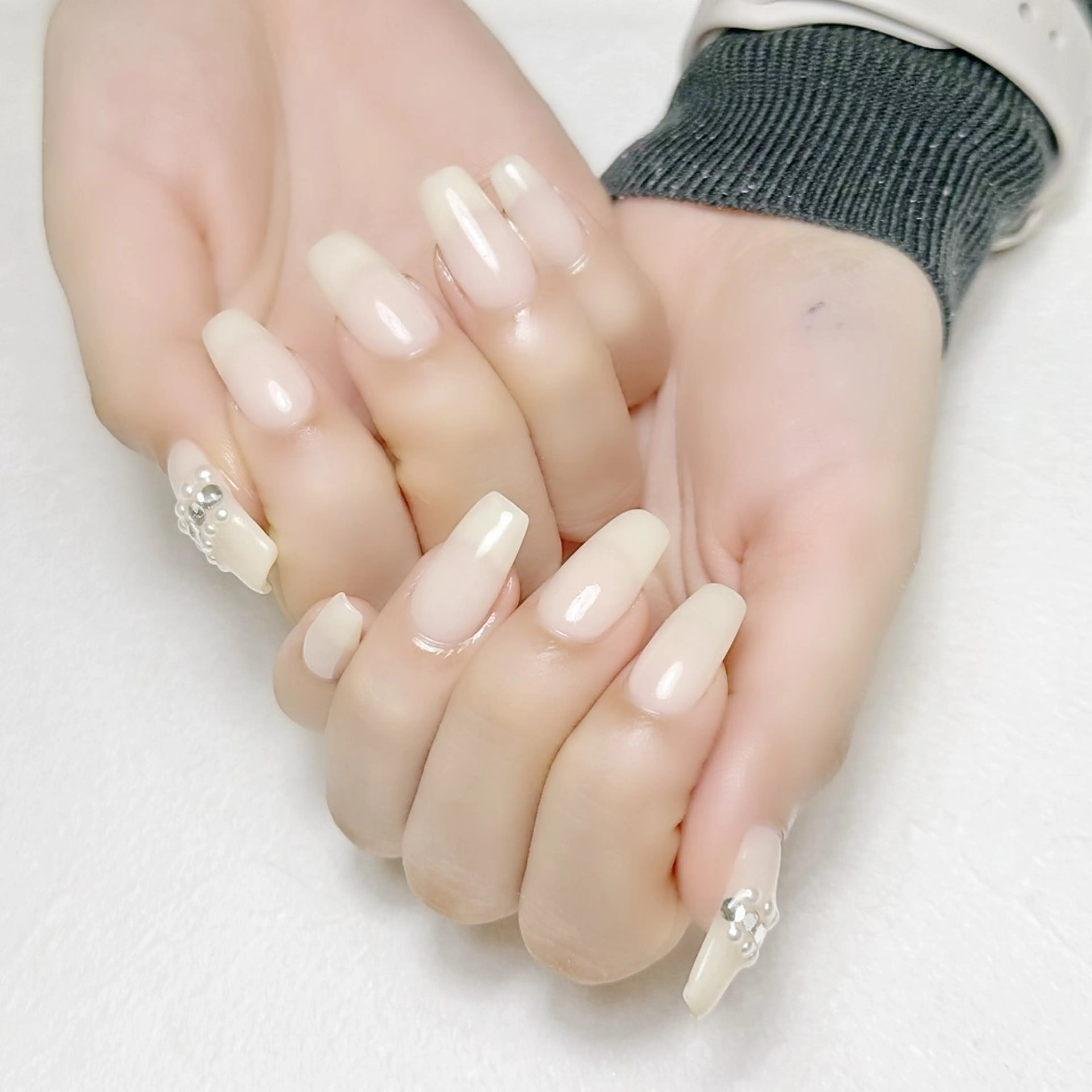 ネイル オフィスネイル ワンカラーネイル rouse nail RISATOのネイルデザイン