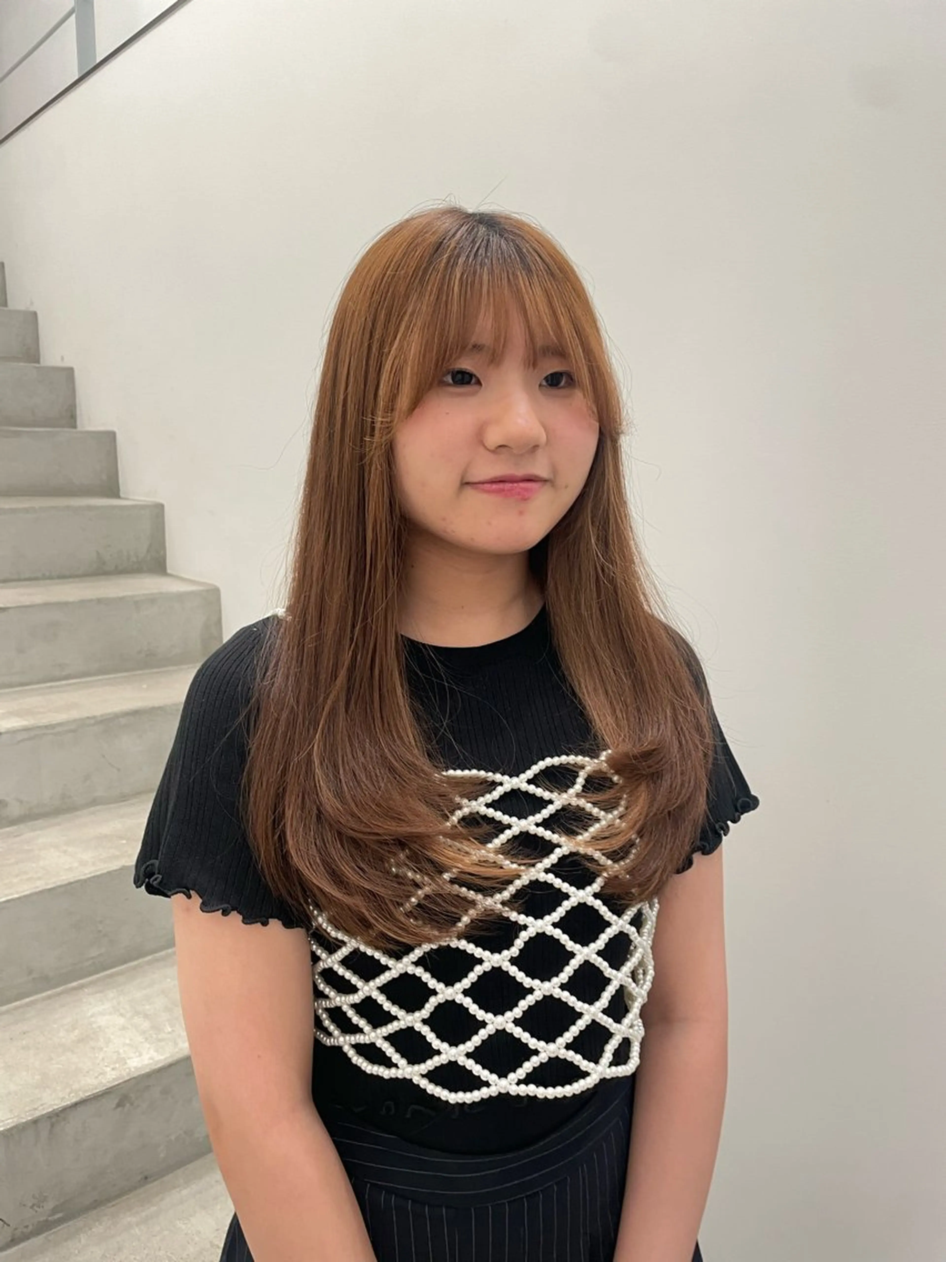 ロング ミユ/ショート/ カットモデル/名東区のヘアスタイル