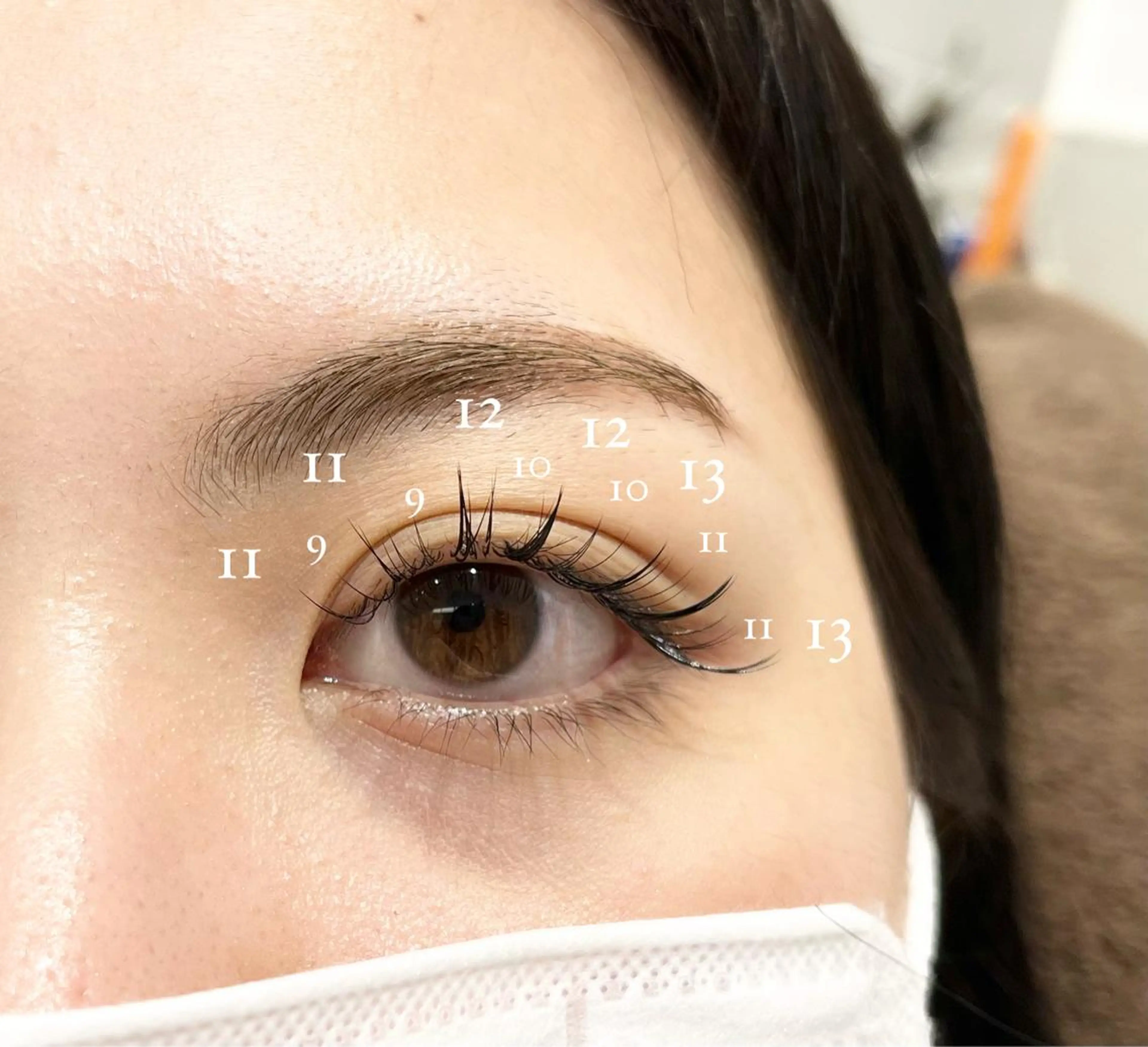 マツエク・マツパ ワンホンマツエク Cheri所属・きし かりんの眉毛・アイブロウイメージ