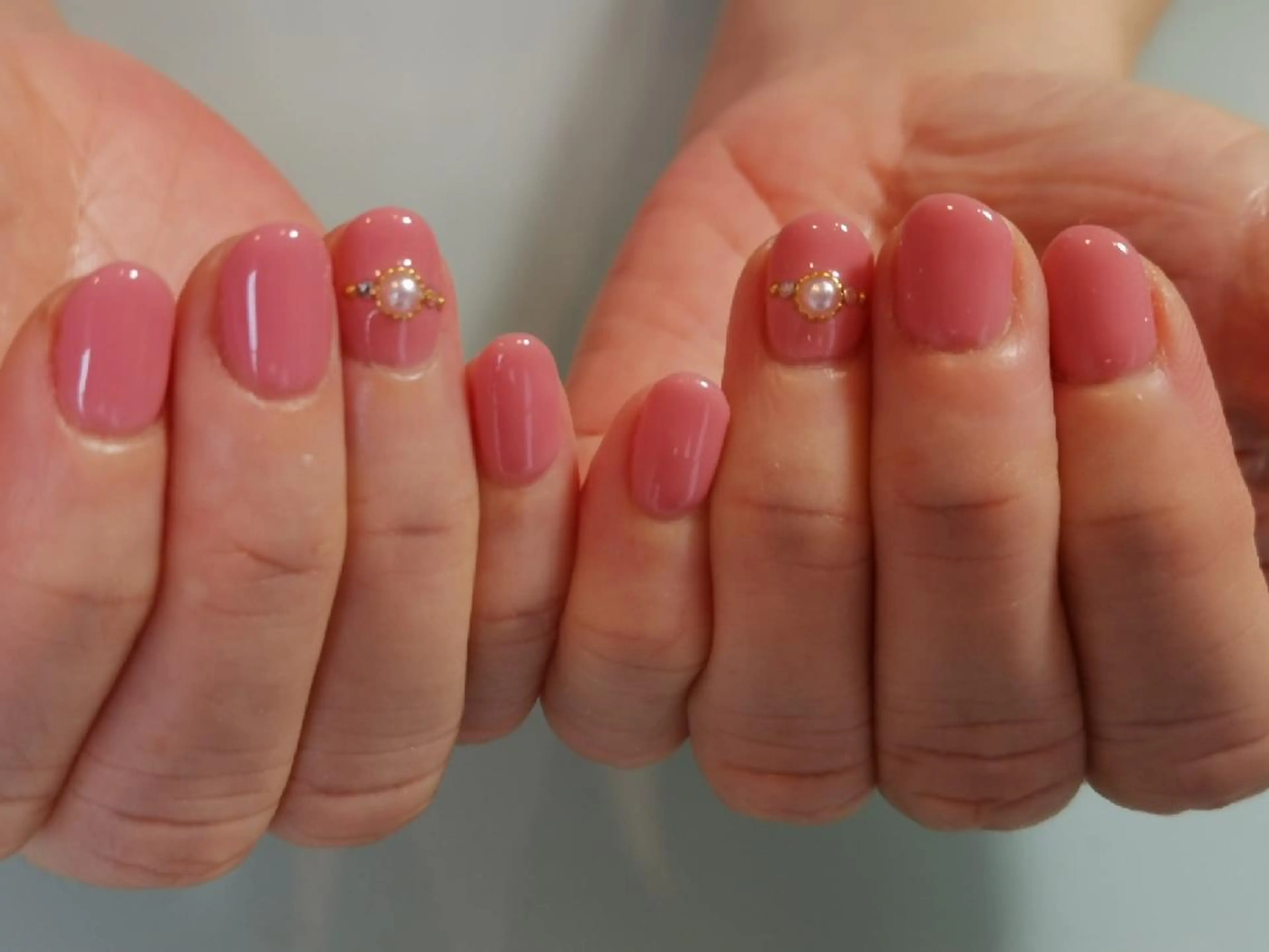 ネイル ピンク ハンドネイル 人気エリア💖完全個室【ルリエ】所属・ネイルサロン Lelienルリエのネイルデザイン