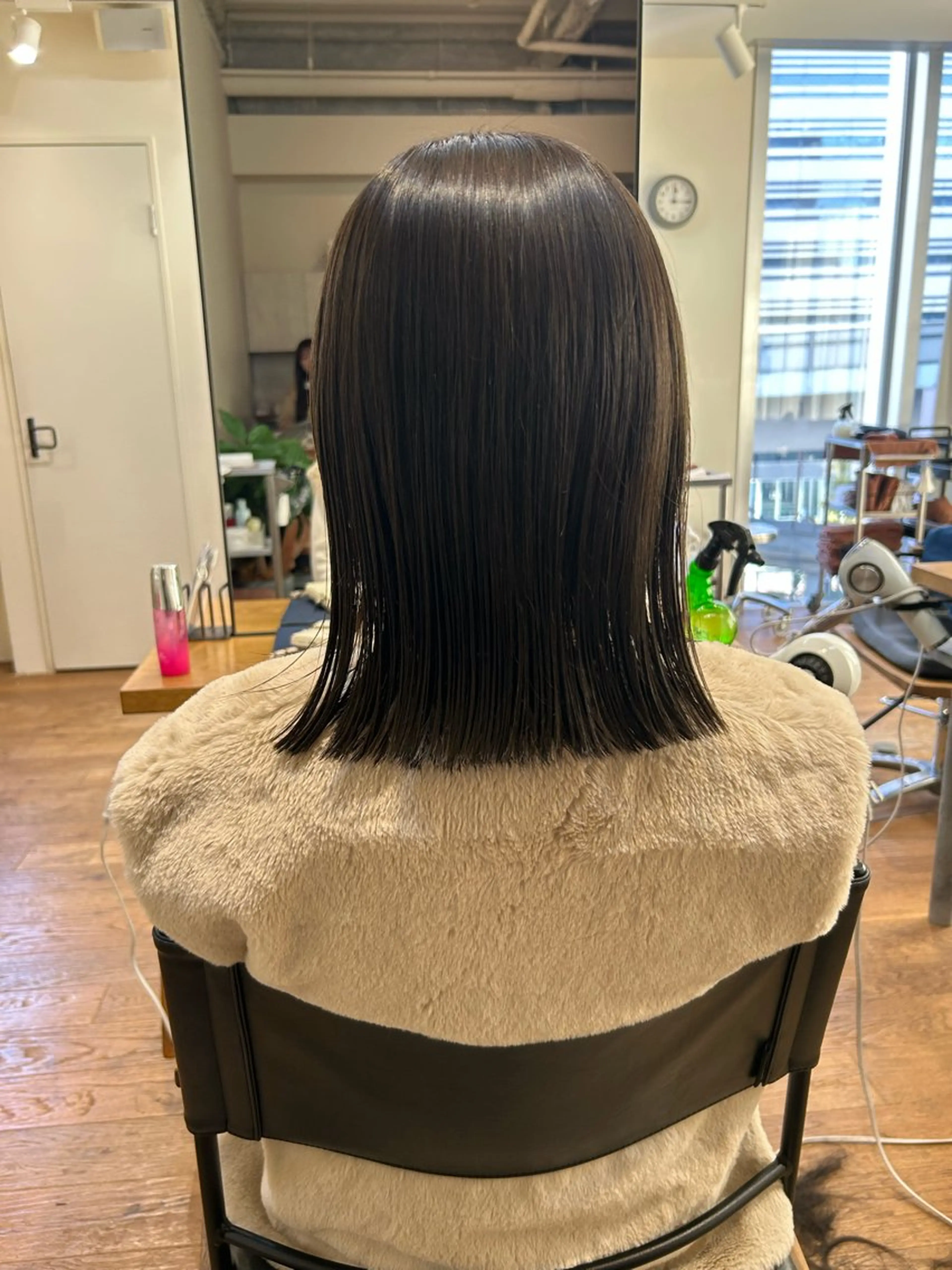 ミディアム ボブ 、 、のヘアスタイル