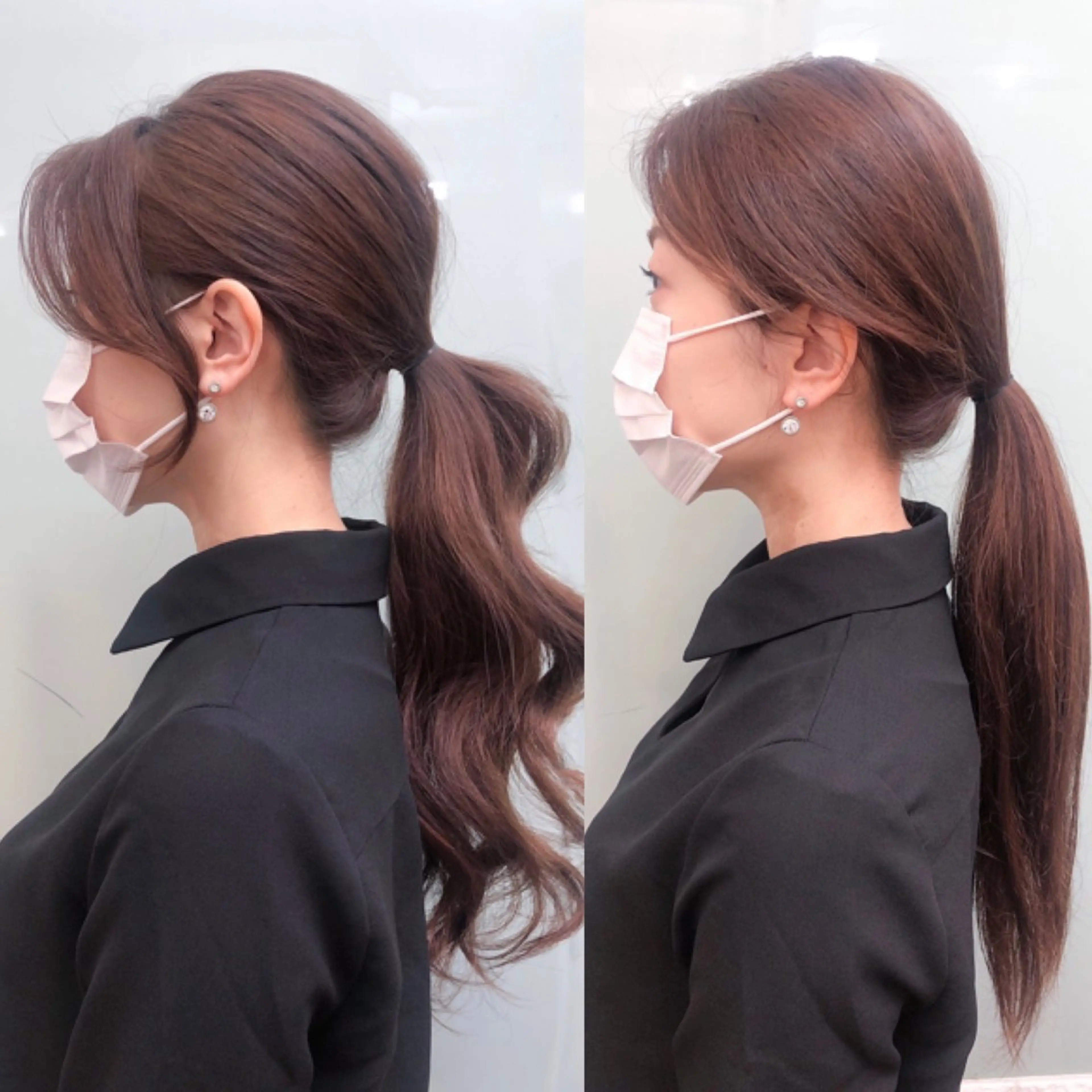 セミロング カット 韓国ヘア/レイヤー カット SAKURAのヘアスタイル