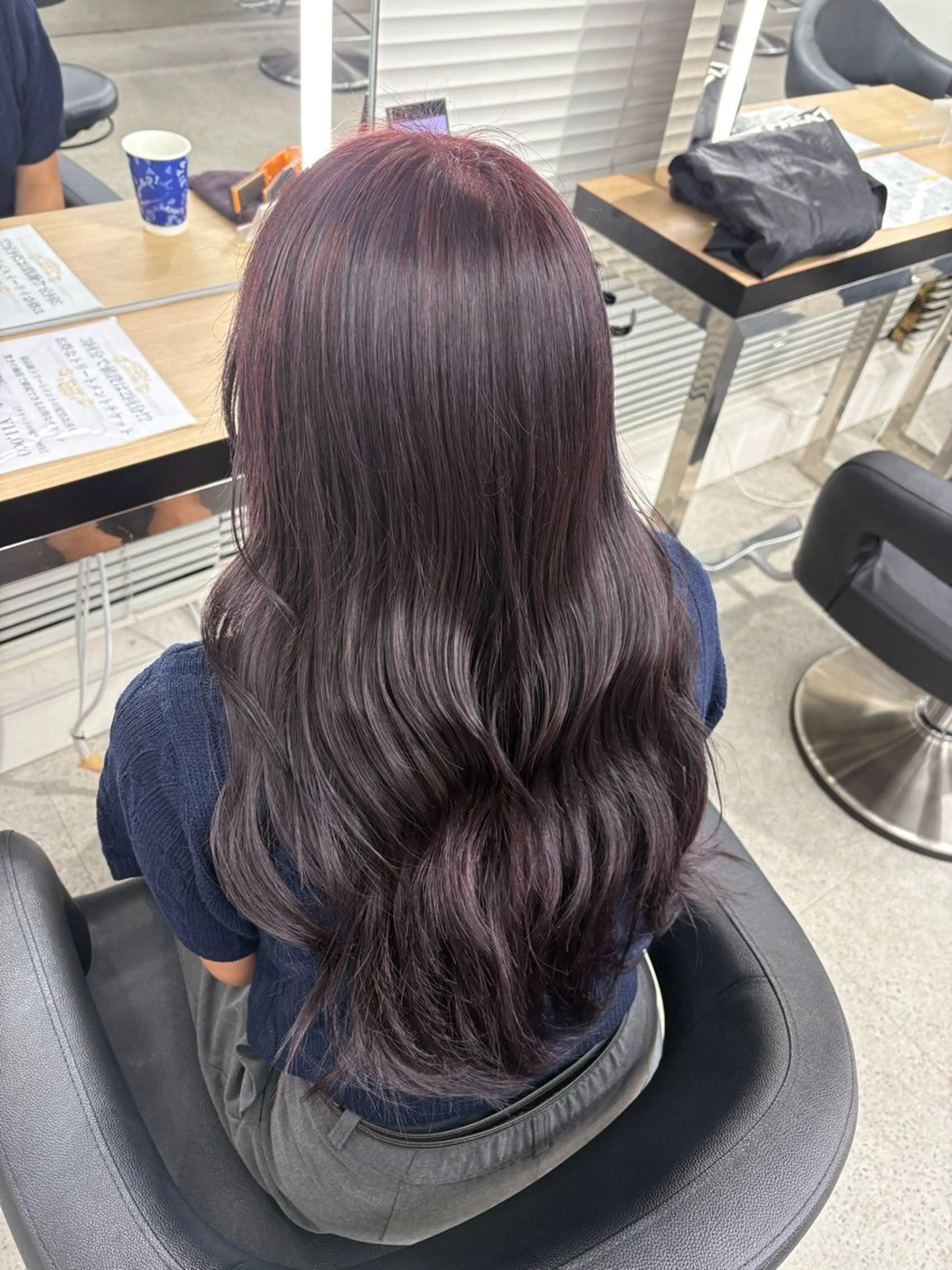 ロング miku/ラベンダー 透明感カラー🪻❤︎のヘアスタイル