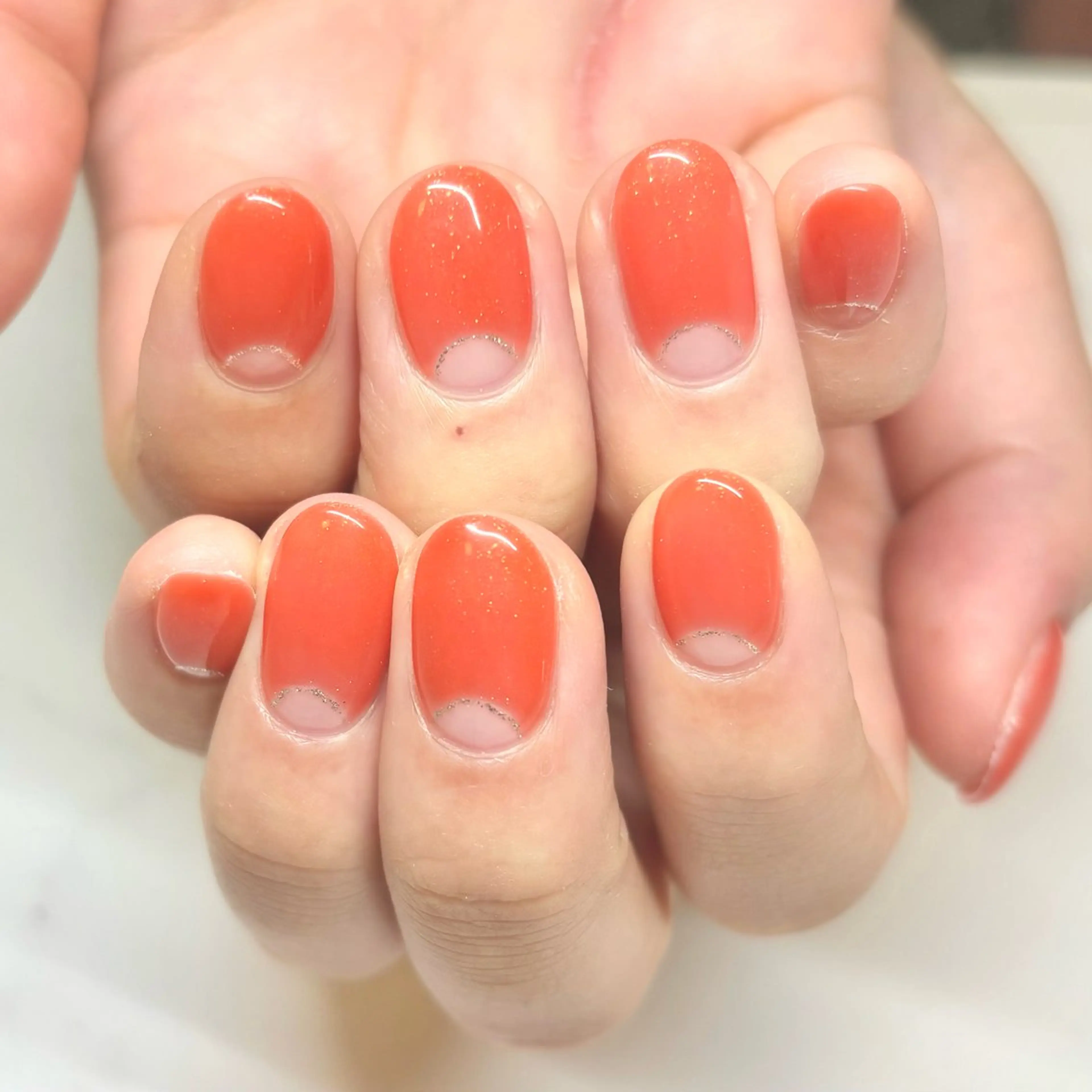 ネイル フレンチネイル 逆フレンチ Cravo miyuのネイルデザイン