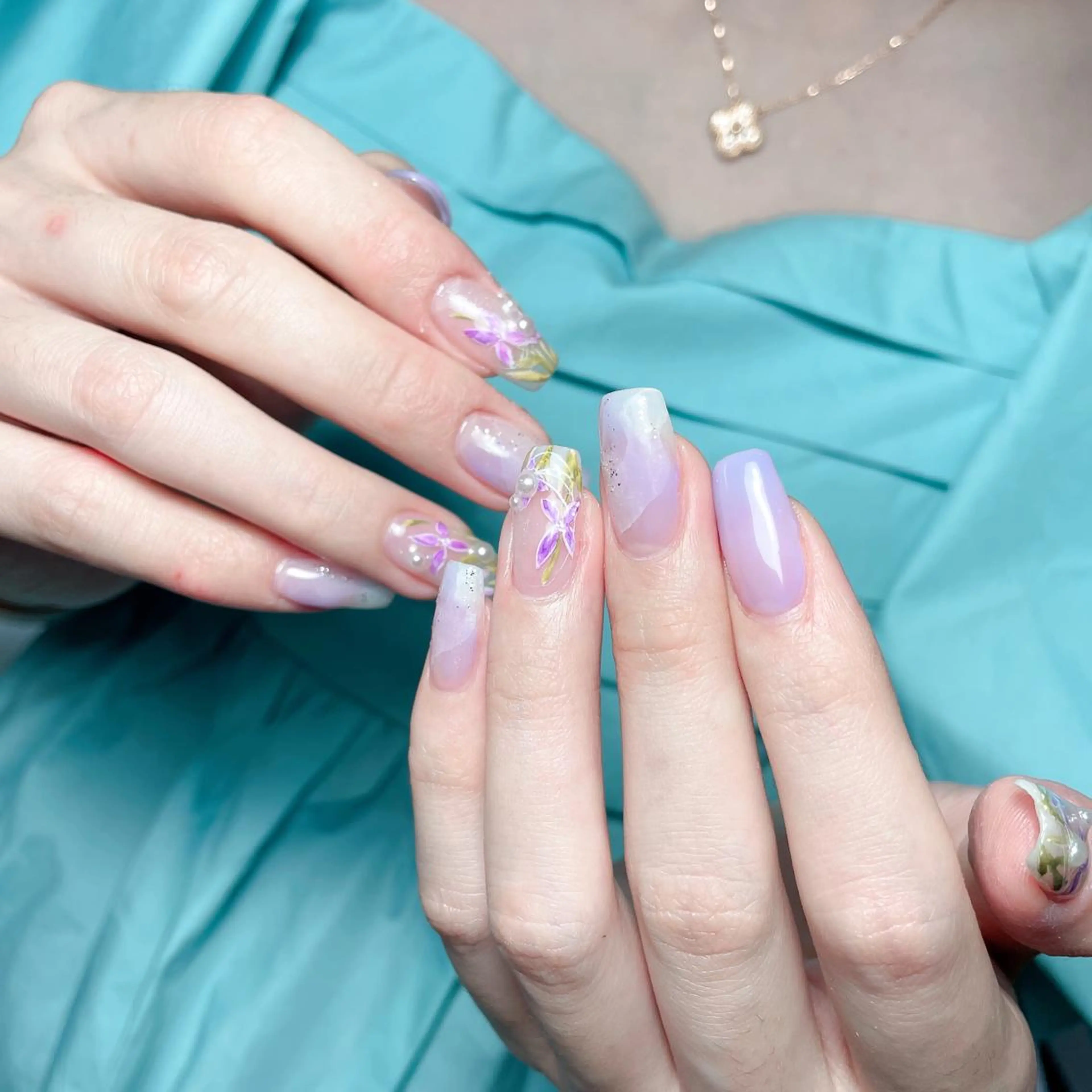 ネイル M🌷nail 長さだし専門店のネイルデザイン