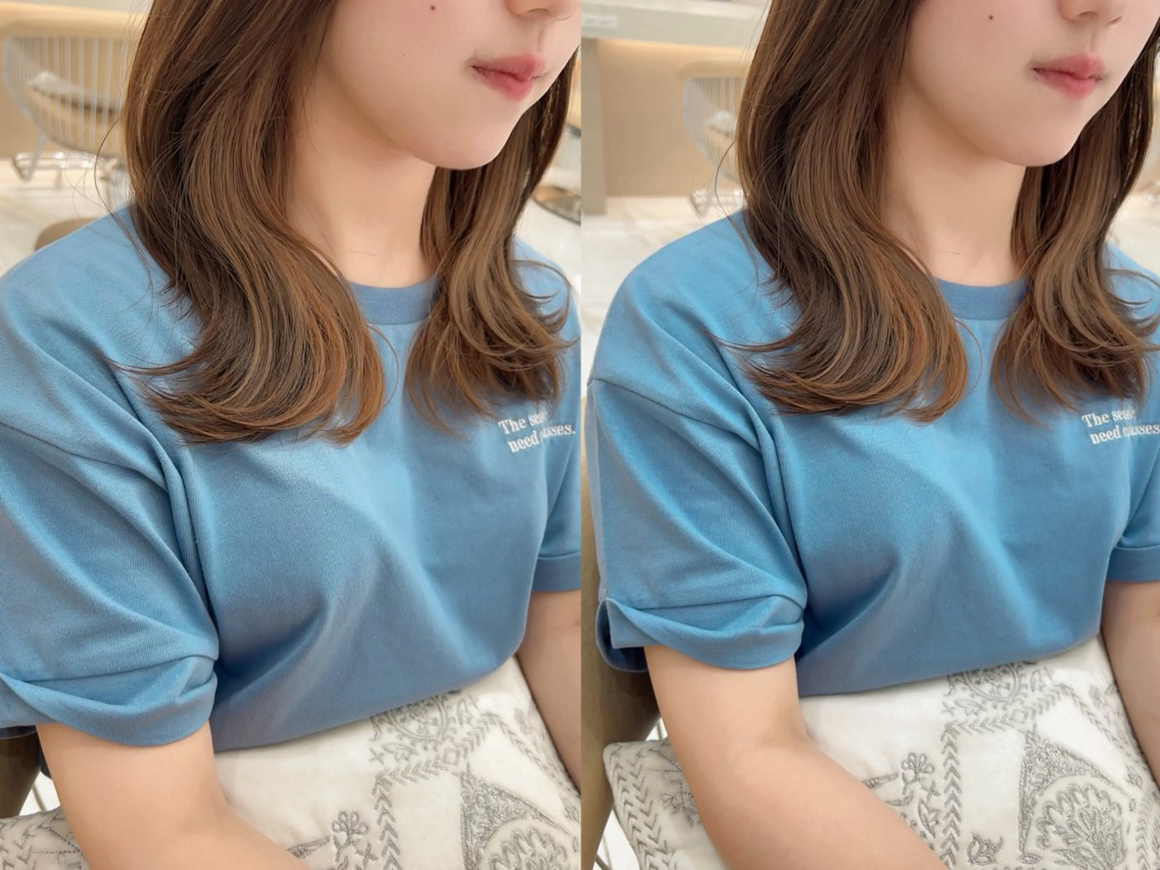 ミディアム カラー 山田勇真 ボブ/縮毛矯正/金山のヘアスタイル