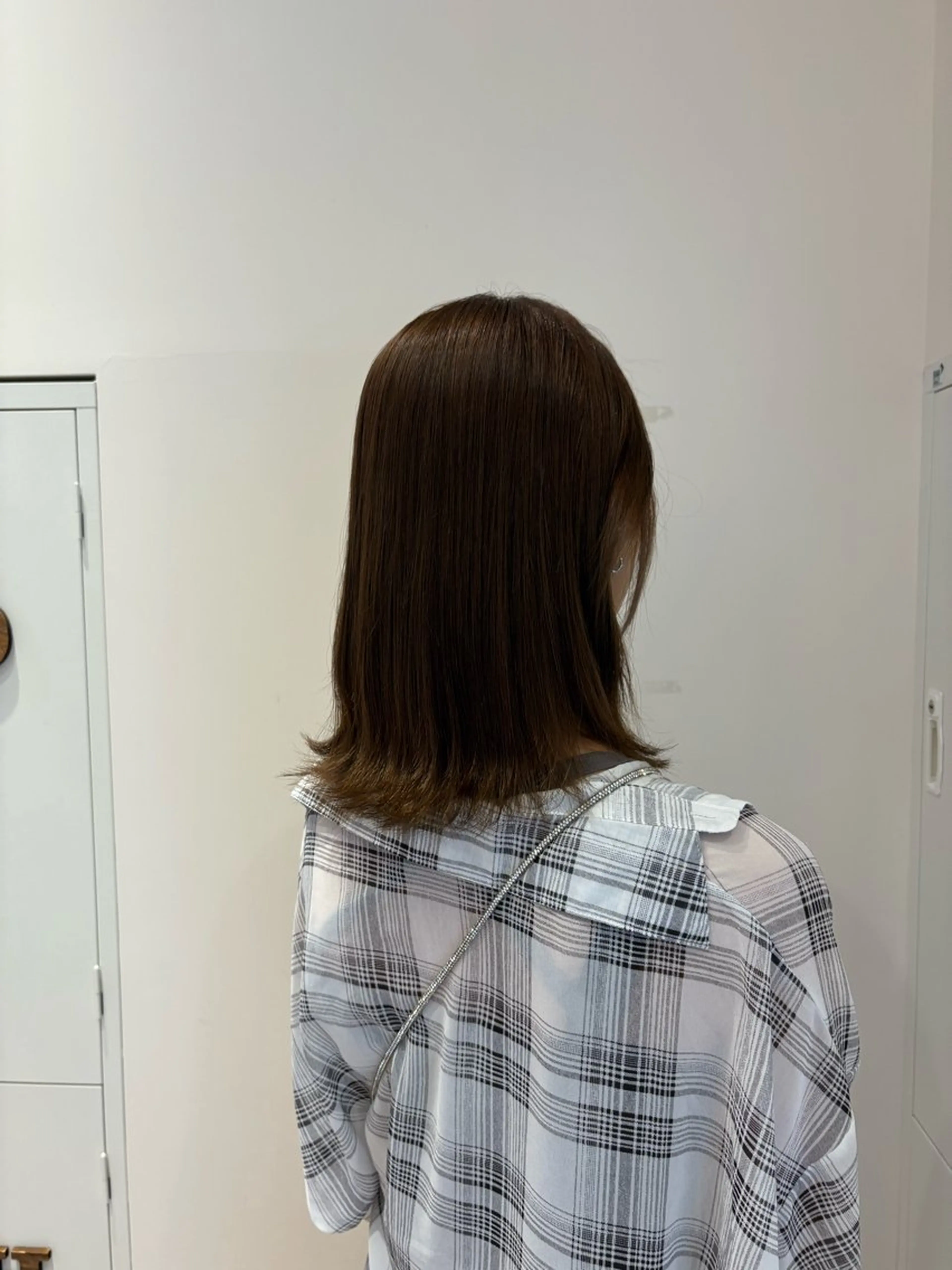 ミディアム 西本 楓華のヘアスタイル