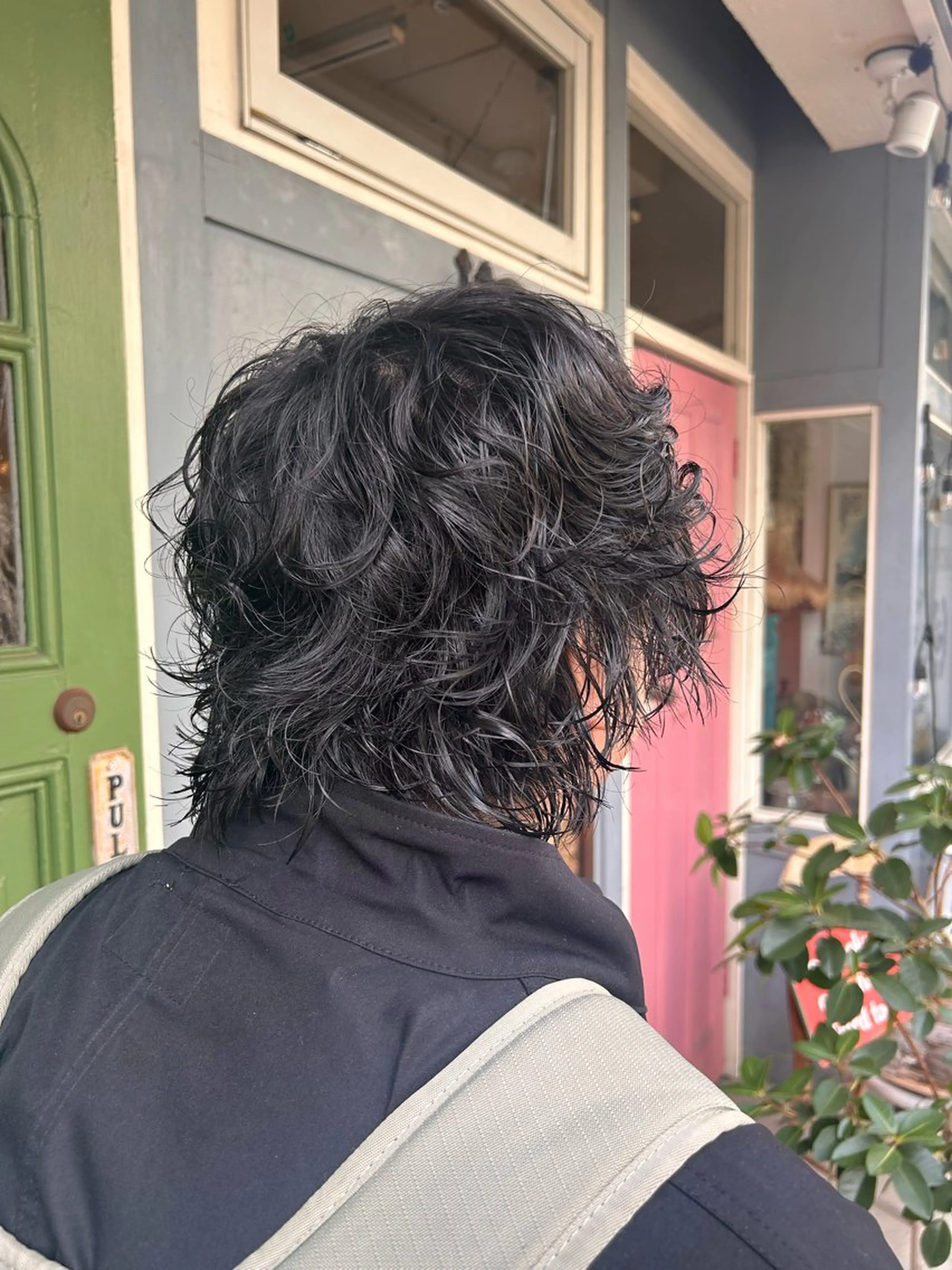 ショート パーマ メンズ カット パーマ 清水千優/パーマ/透 明感カラー/メンズのヘアスタイル