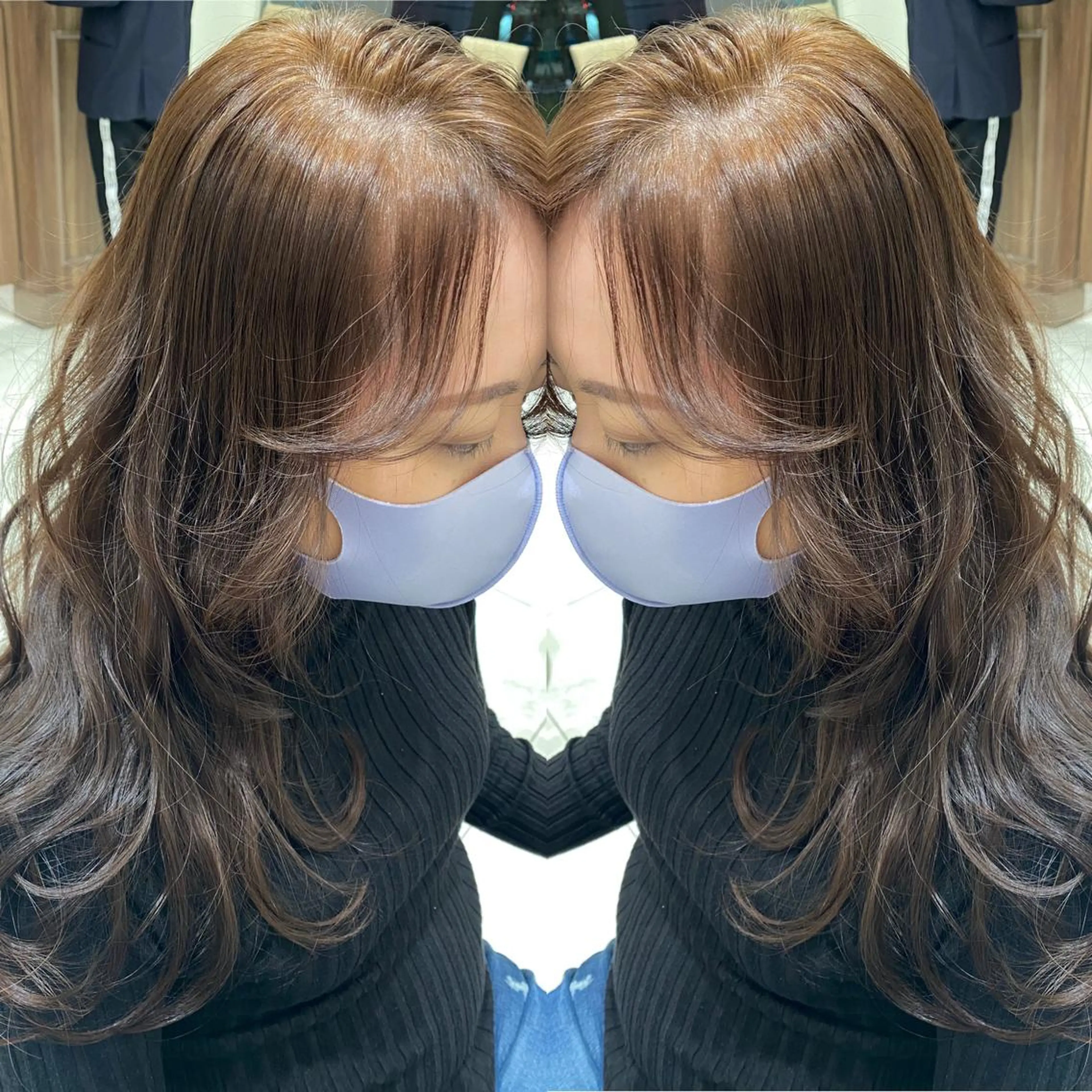 ロング カラー ブラウンカラー イルミナカラー カット ヘアカラー トリートメント sol.noel 横浜所属・✄韓国ヘア /Ami✄のその他イメージ