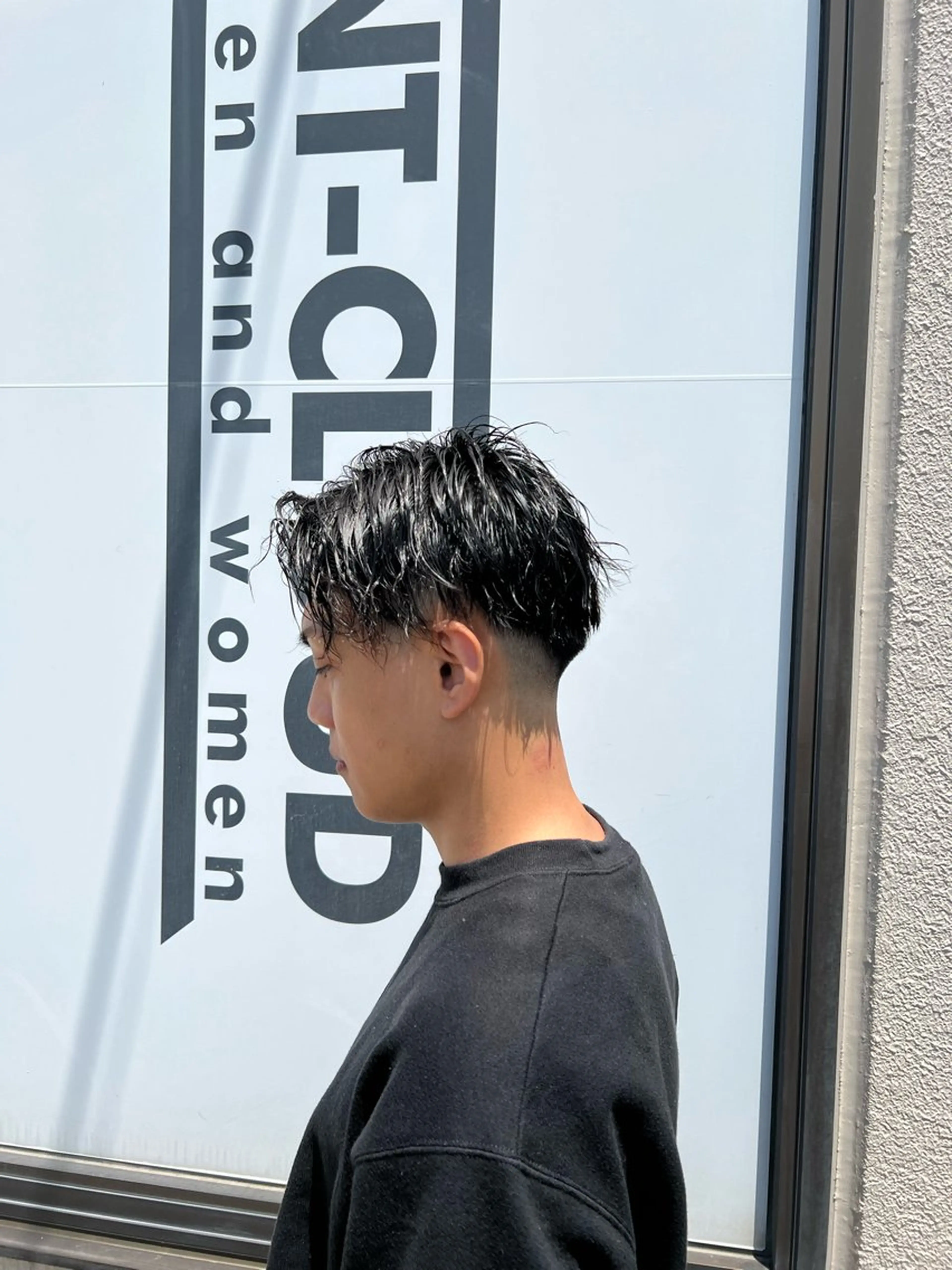 ショート メンズ フェードカット 坂井 竜也のヘアスタイル
