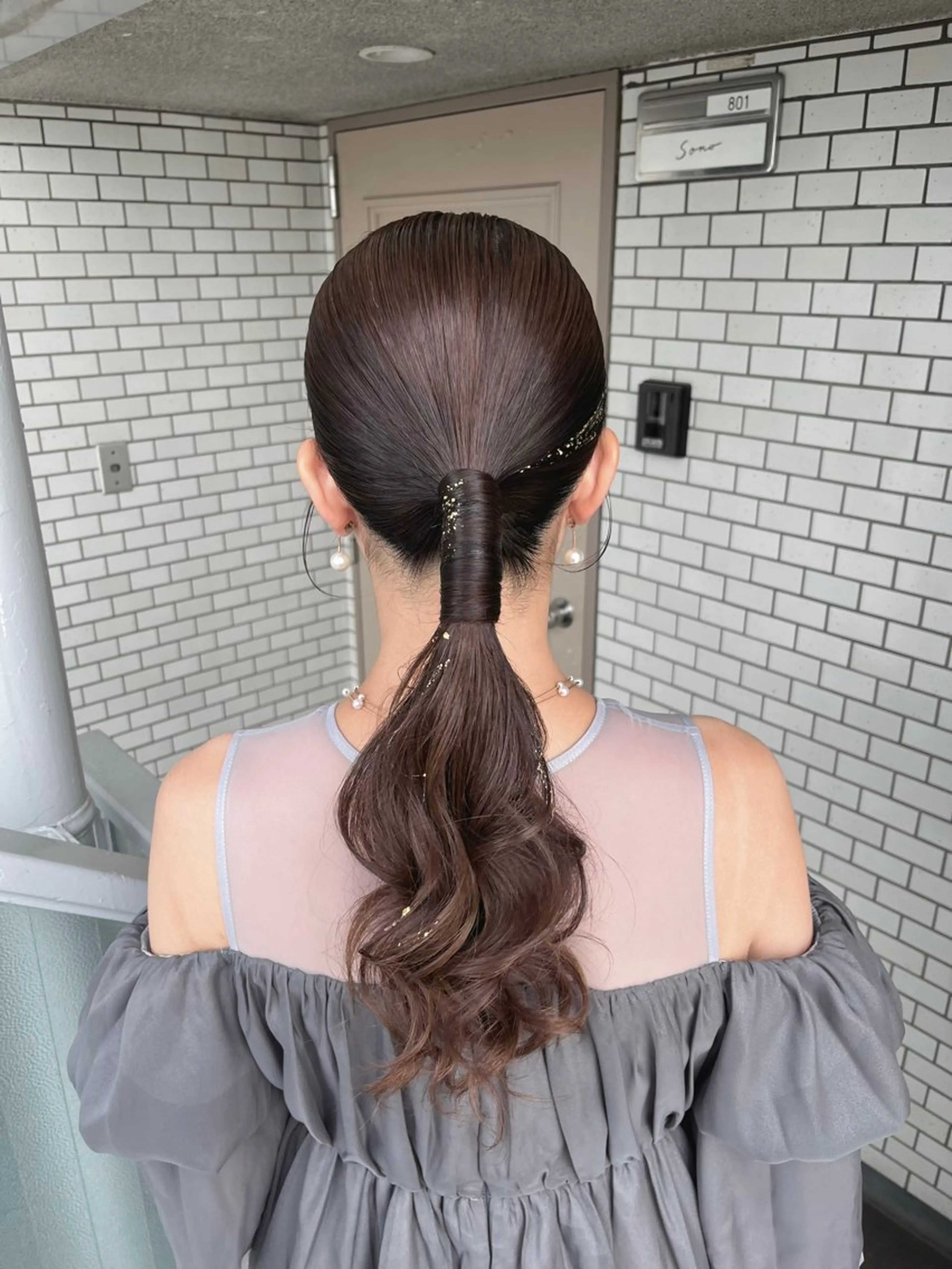 ロング 参列♡デートゆるふわ ヘアメイク🎀みゆうのヘアスタイル