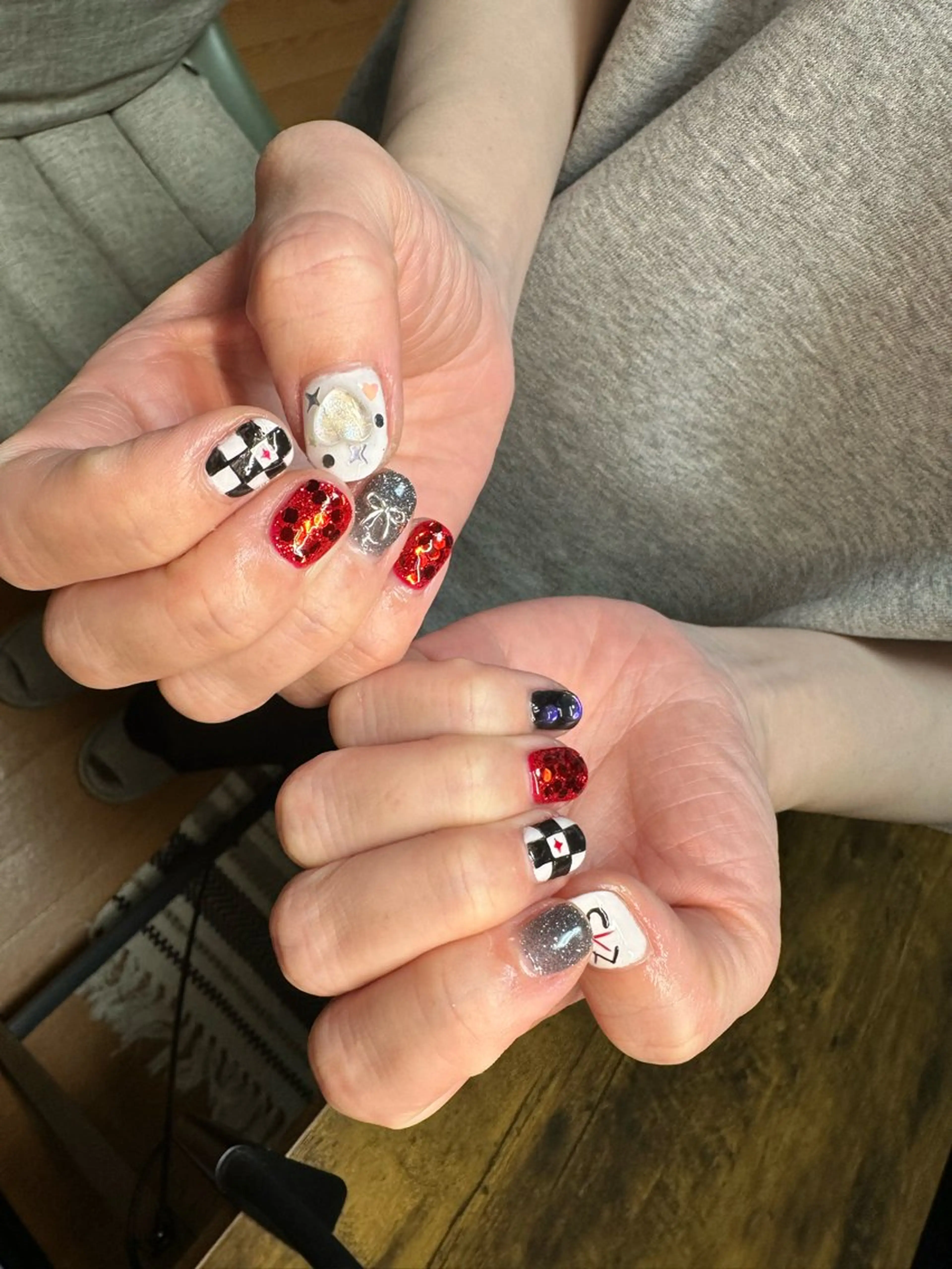 10本アート🎨持ち込み可※✨※痛ネイルng 🩵ご新規様ご予約口🩵の写真